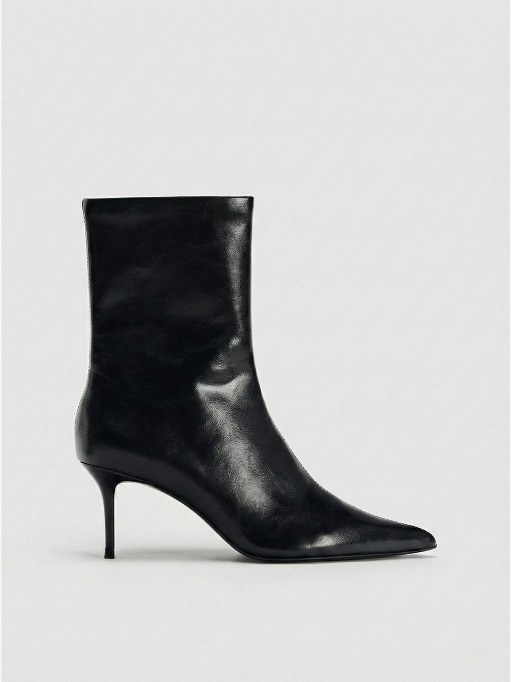 Bottines à talons pointus noires pour femmes Crick |