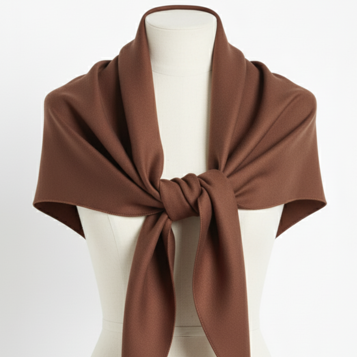 Unifarbener Premium-Damenschal