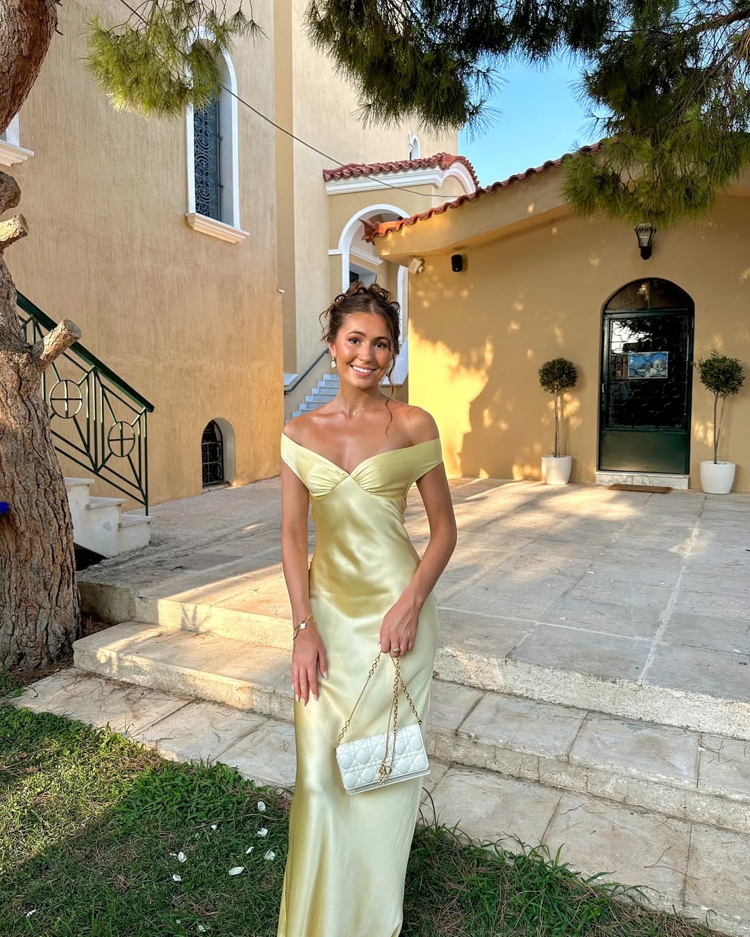 Emory | Satin-Maxikleid mit Rückenausschnitt