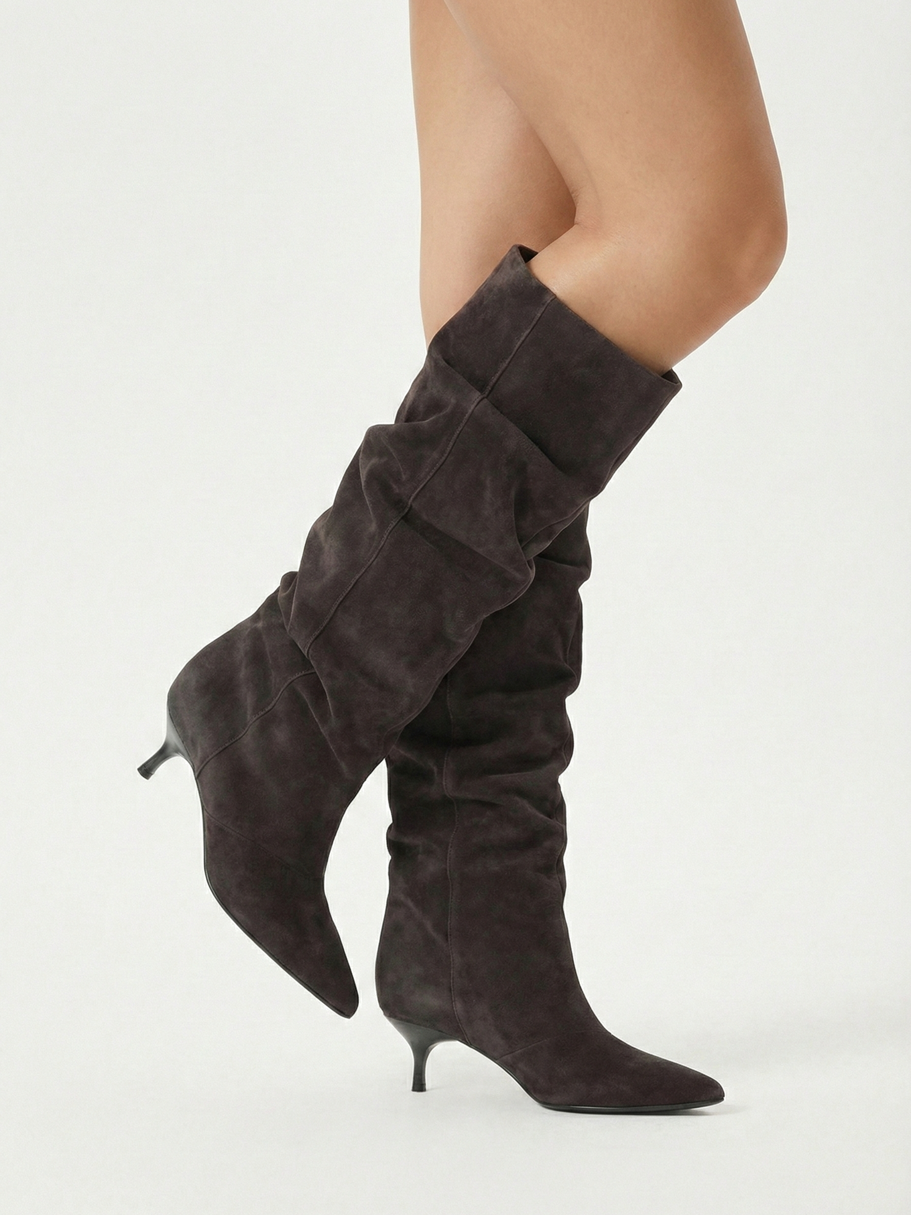 Allyson | Bottes souples à talons hauts jusqu'aux genoux