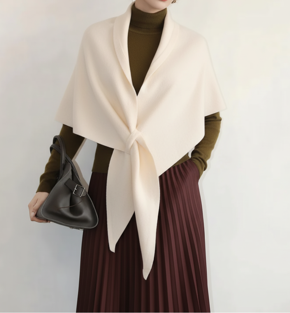 Unifarbener Premium-Damenschal