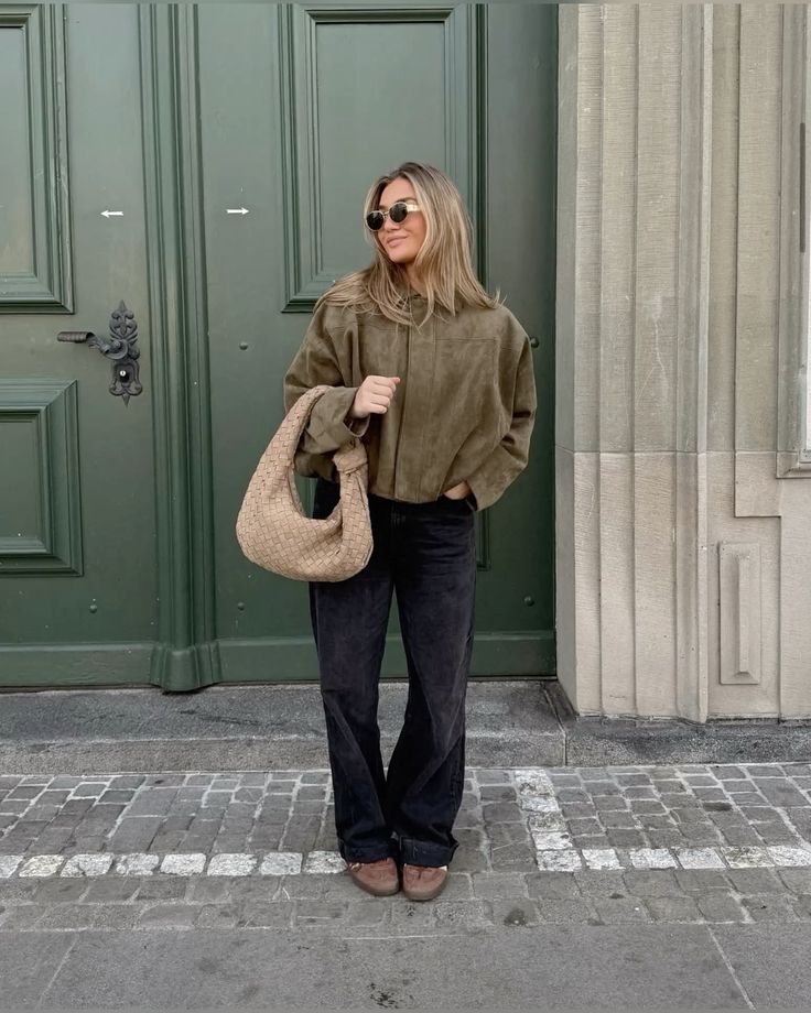 Kaori | Pilotenjacke mit Wildlederoptik