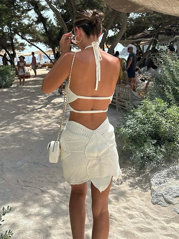 Ottilie | Sommerkleid aus Häkelstoff