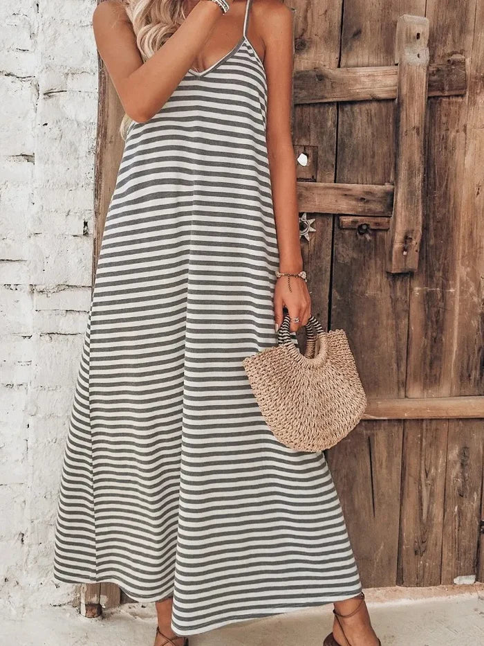 Gestreiftes Damenkleid – Vielseitig & perfekt für jeden Tag