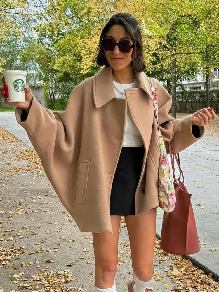 Alexa - Manteau casual intemporel avec touche vintage