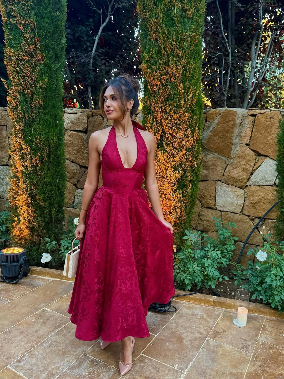 Esmeralda | Ärmelloses Midikleid mit Trägern