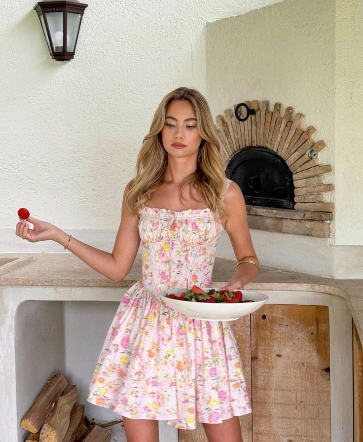 Lynn | Minidress avec corset floral