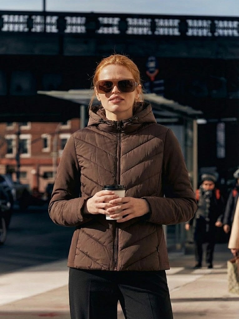 Emma | Doudoune imperméable à capuche