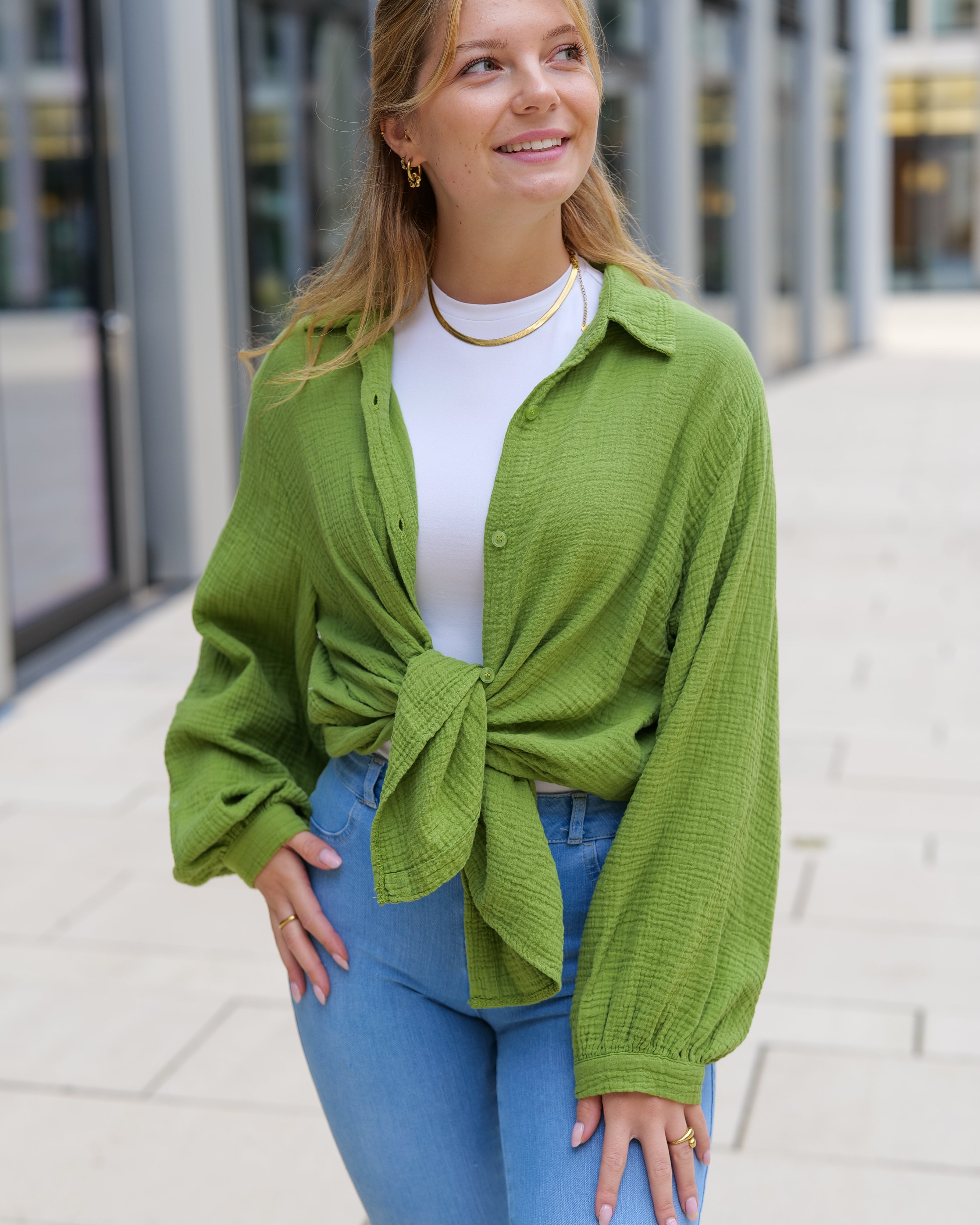 Musselin Bluse | Stella