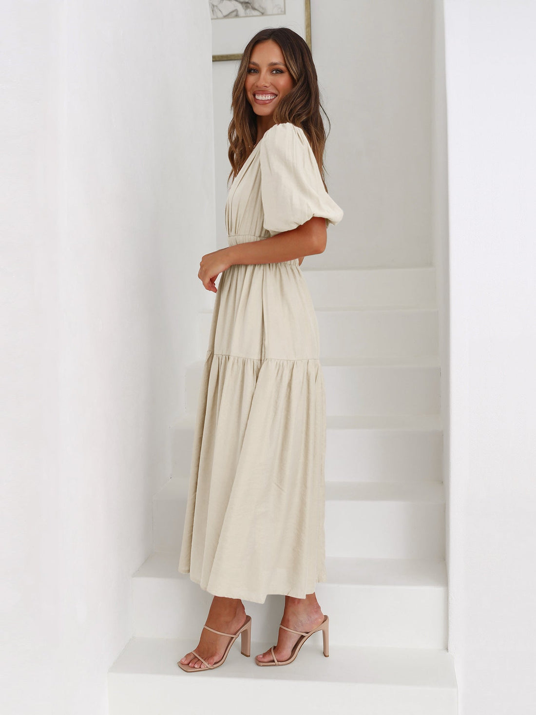 Bethany | Kleid mit Puffärmeln