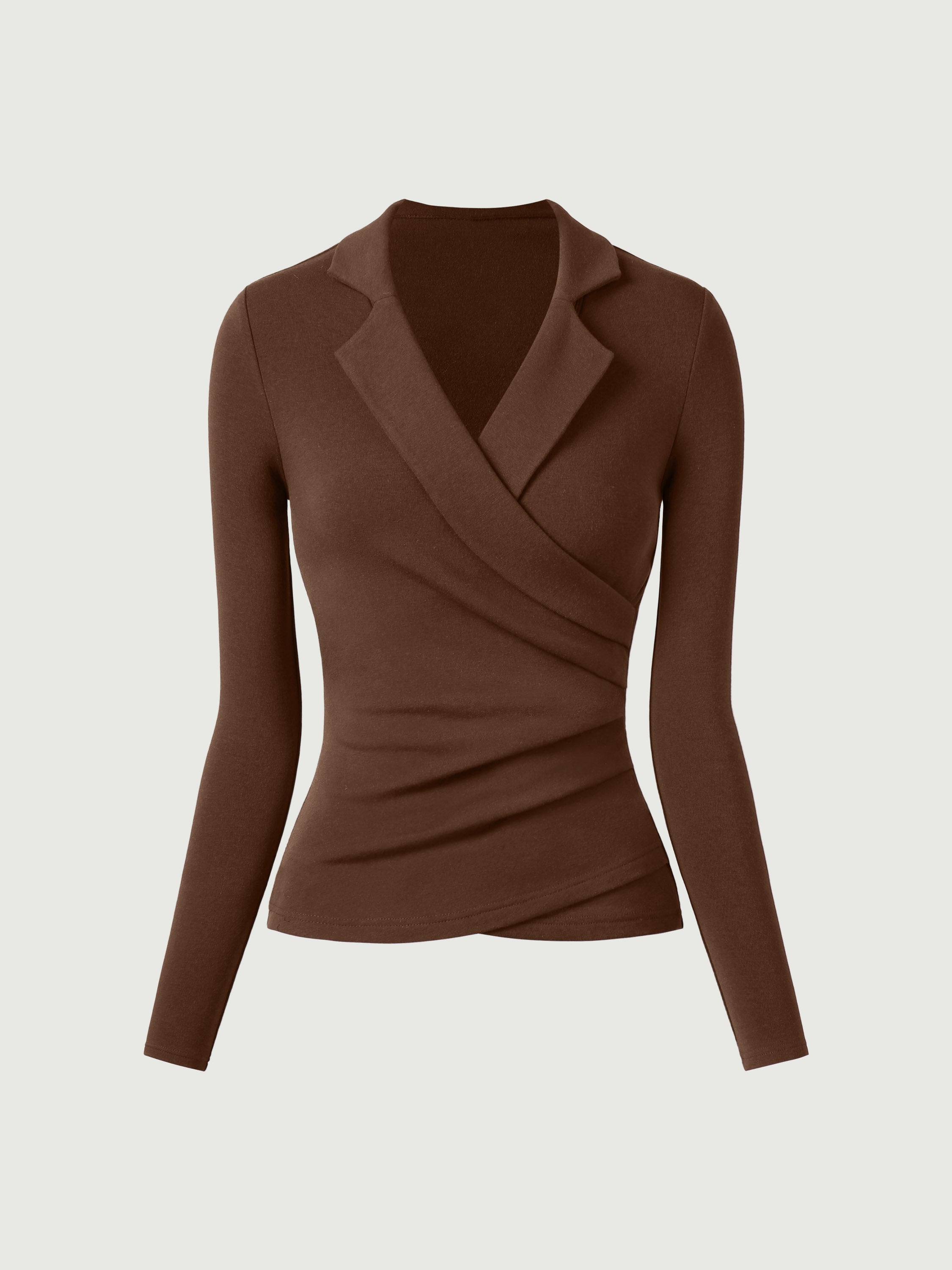 Haut surplice à col Eco-Mousse®3.0