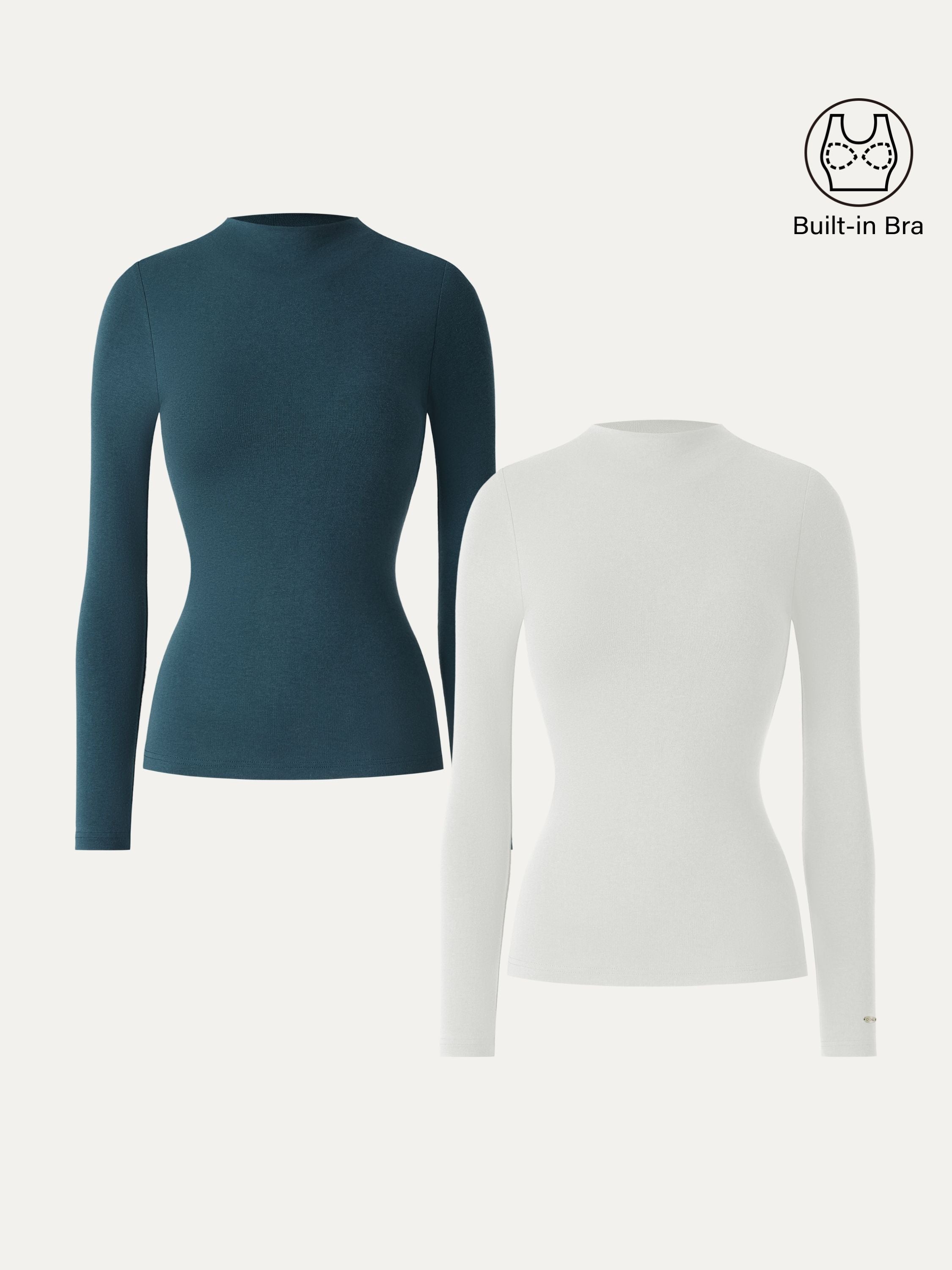 LiteWarm Mockneck Long Sleeve Brami