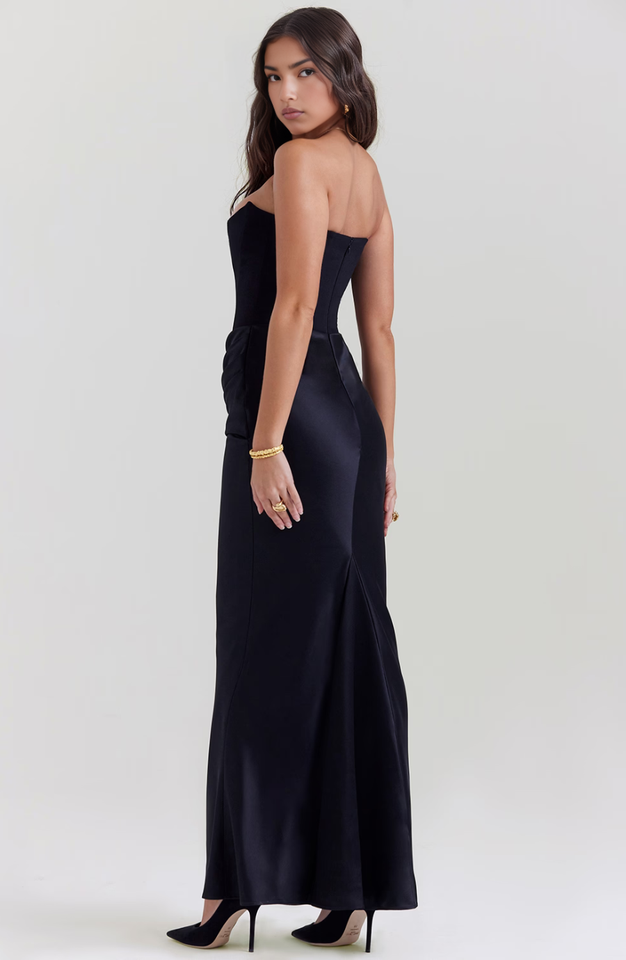Tessa | Trägerloses Maxikleid