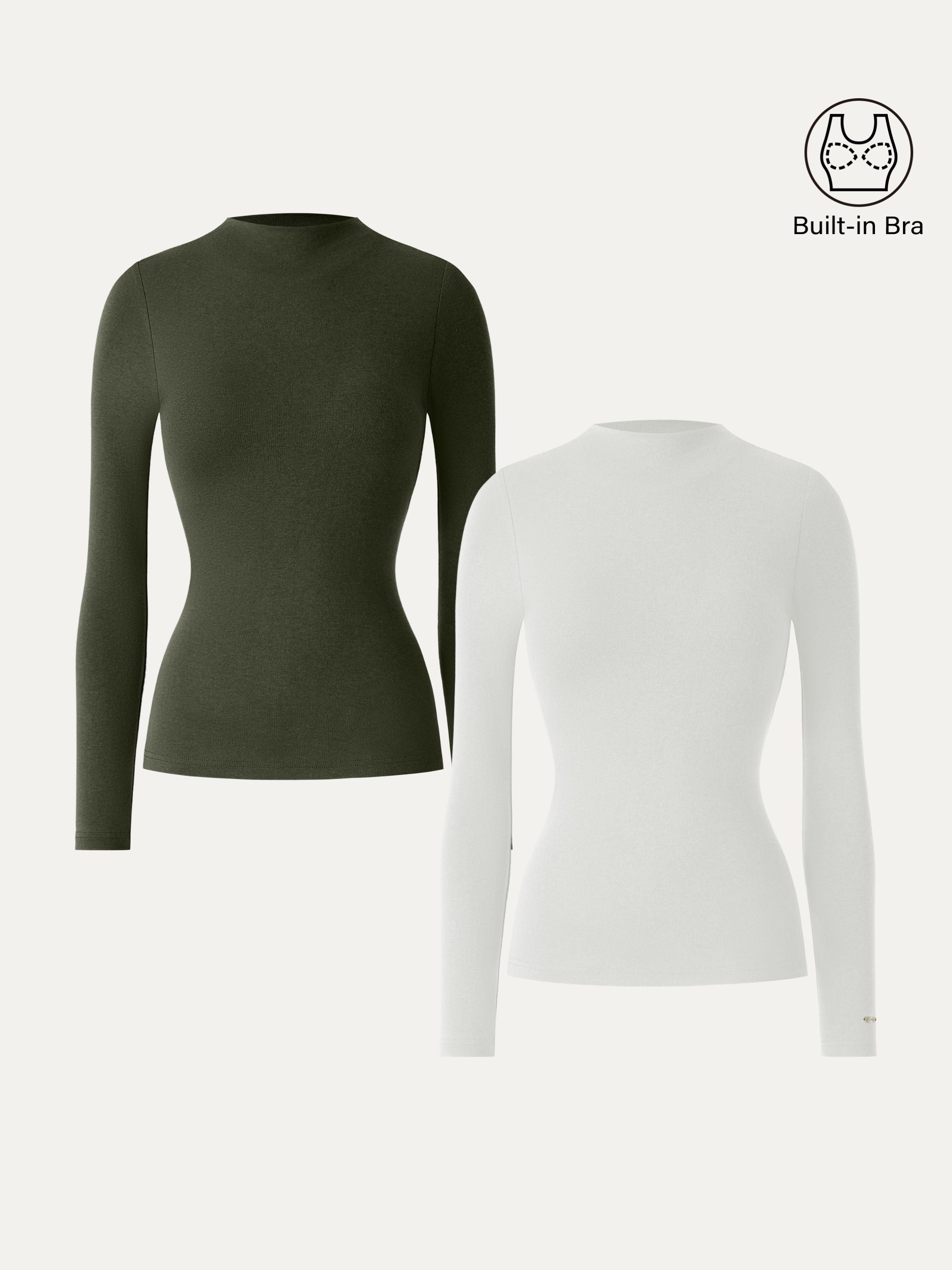 LiteWarm Mockneck Long Sleeve Brami