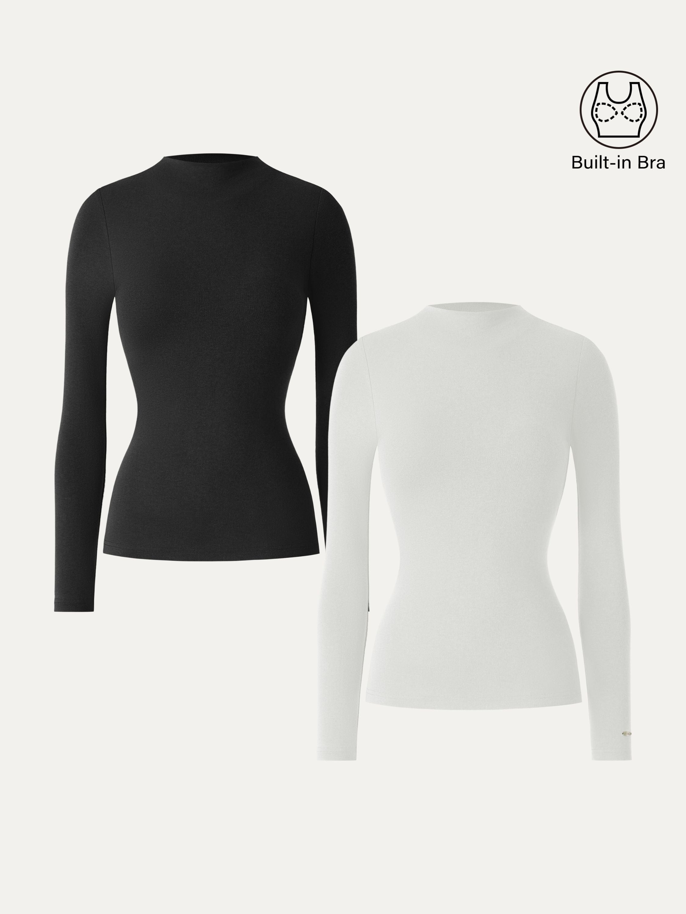 LiteWarm Mockneck Long Sleeve Brami