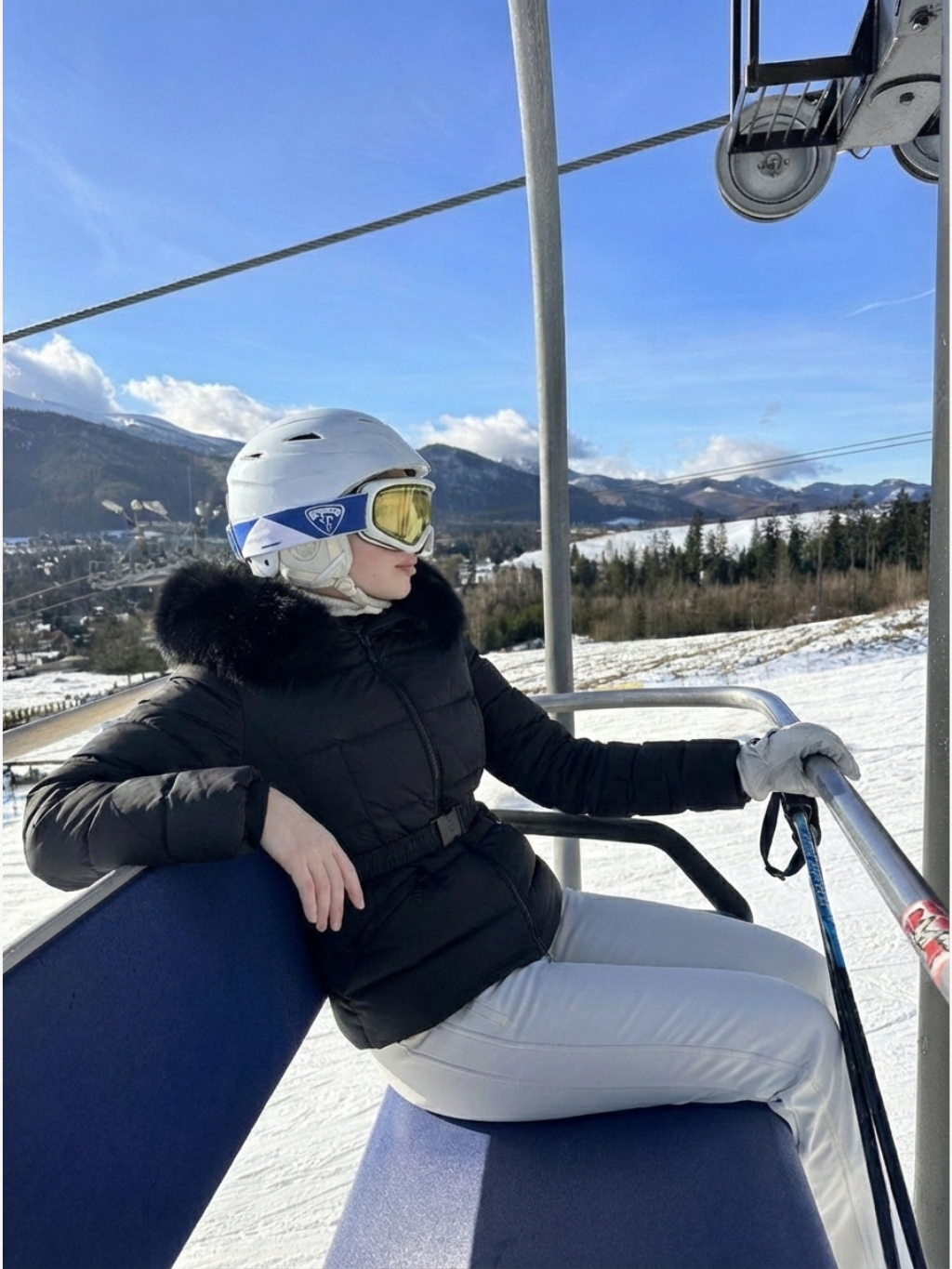 Floride | Doudoune imperméable à capuche en fausse fourrure