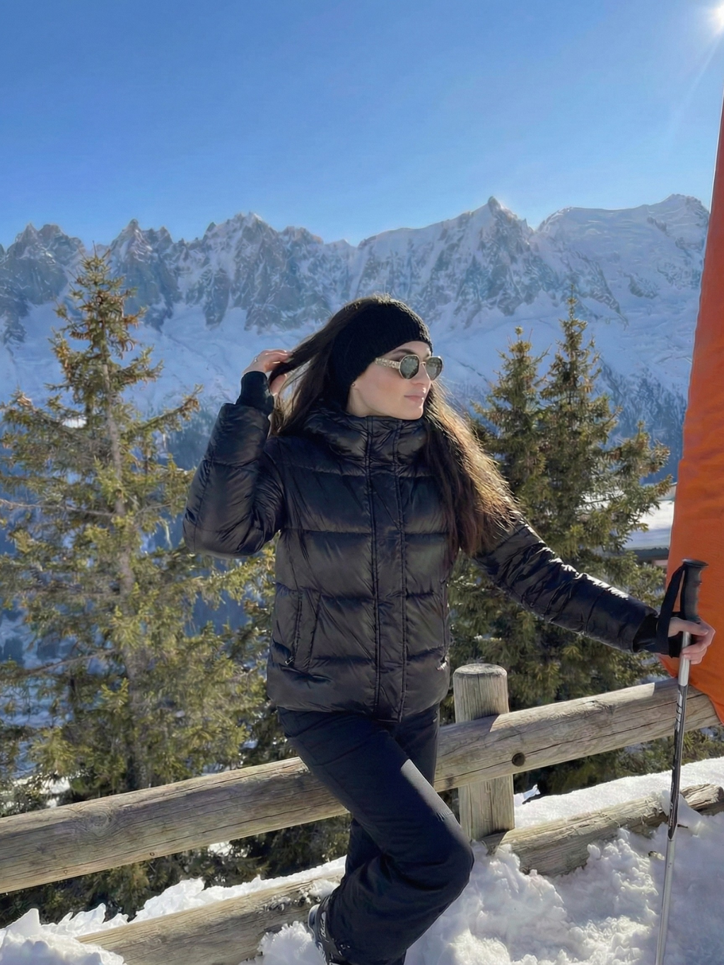 Copenhague | Doudoune à capuche brillante