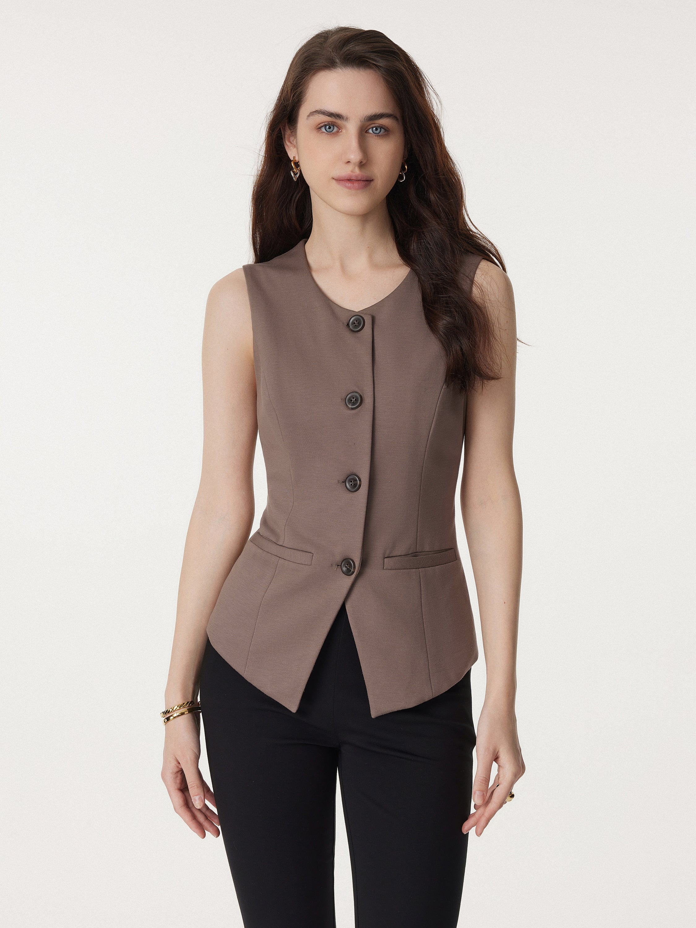 Office Staple Waistcoat with Pockets