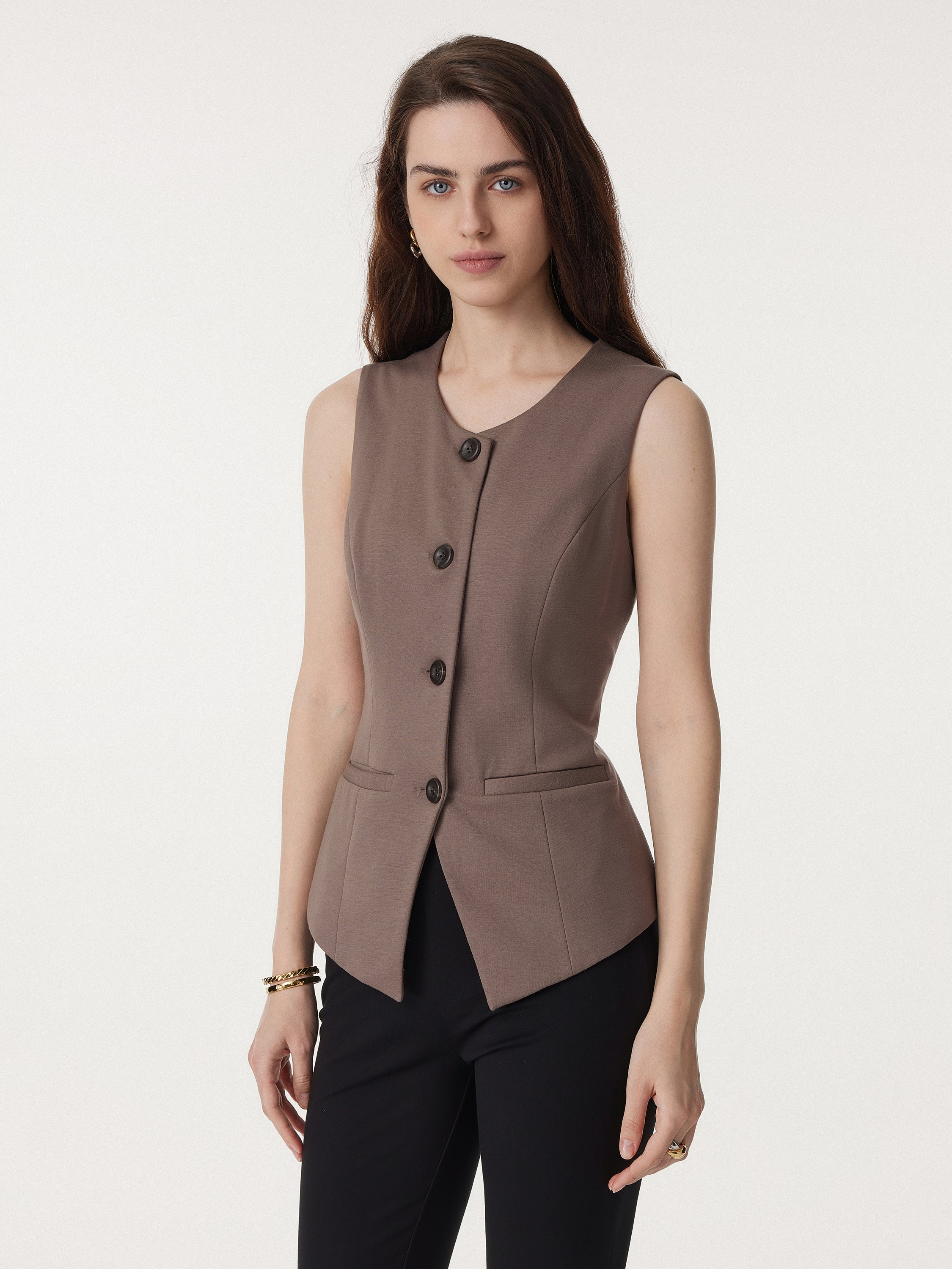 Office Staple Waistcoat with Pockets