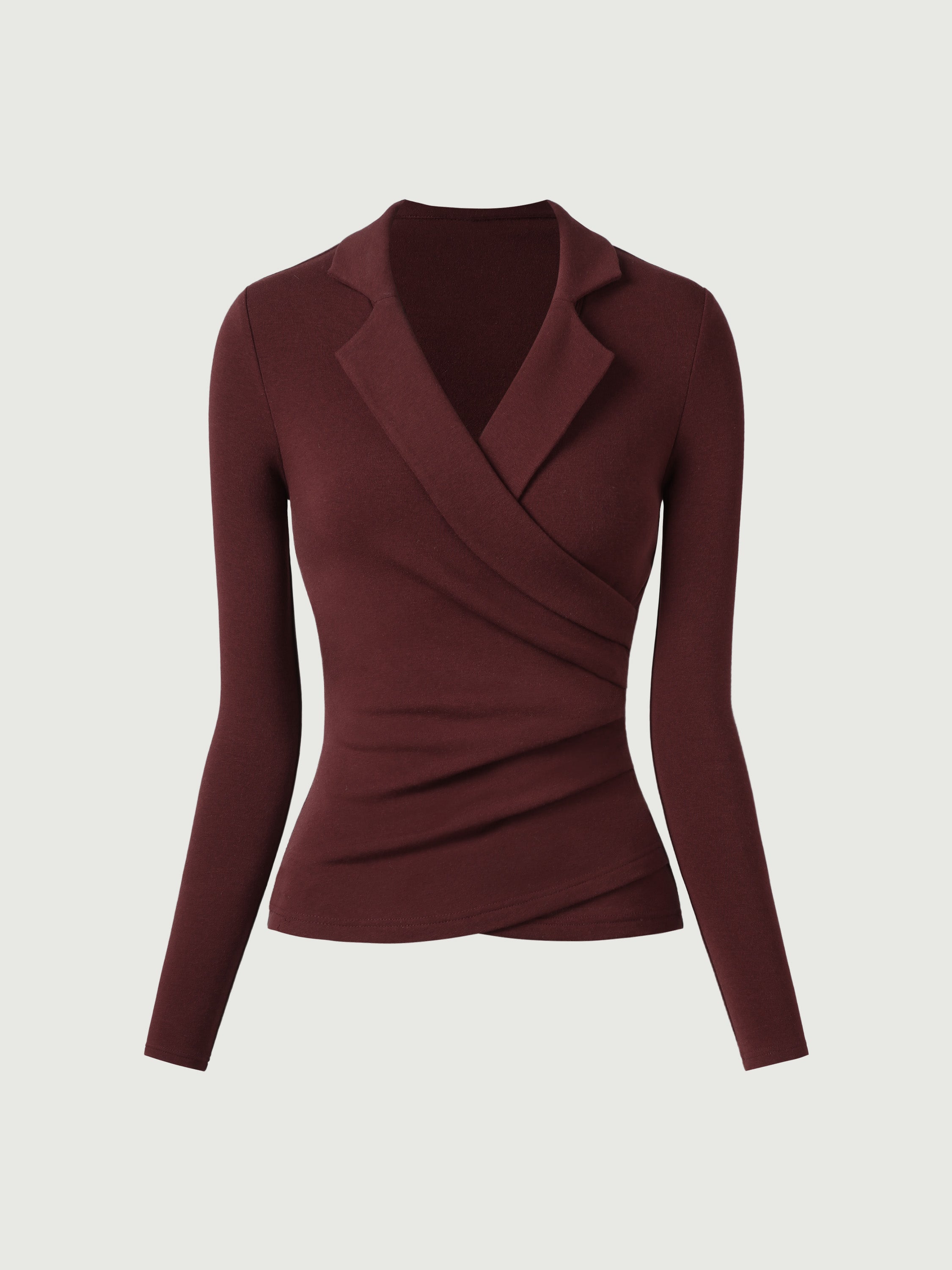 Haut surplice à col Eco-Mousse®3.0