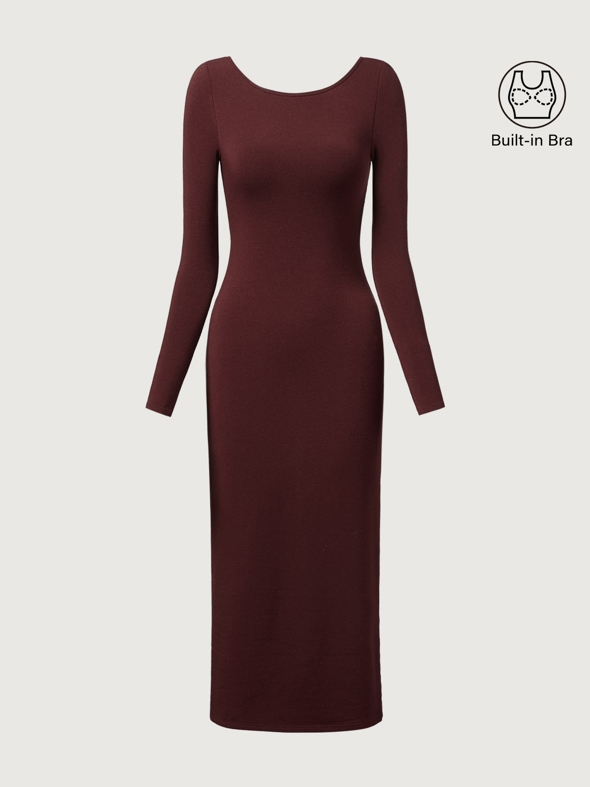 Robe midi Brami à dos ouvert Eco-Mousse®