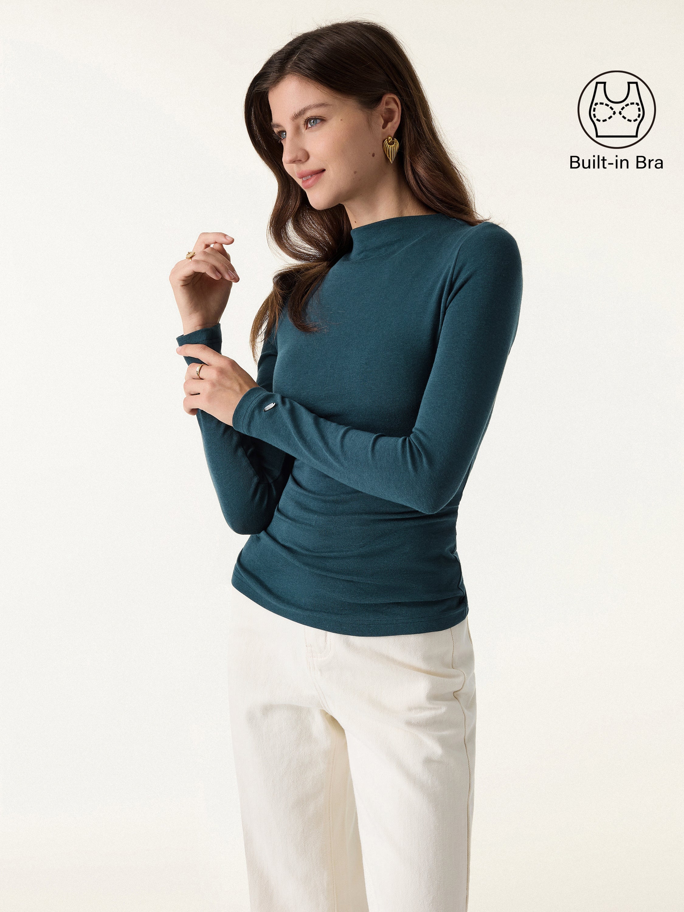 LiteWarm Mockneck Long Sleeve Brami