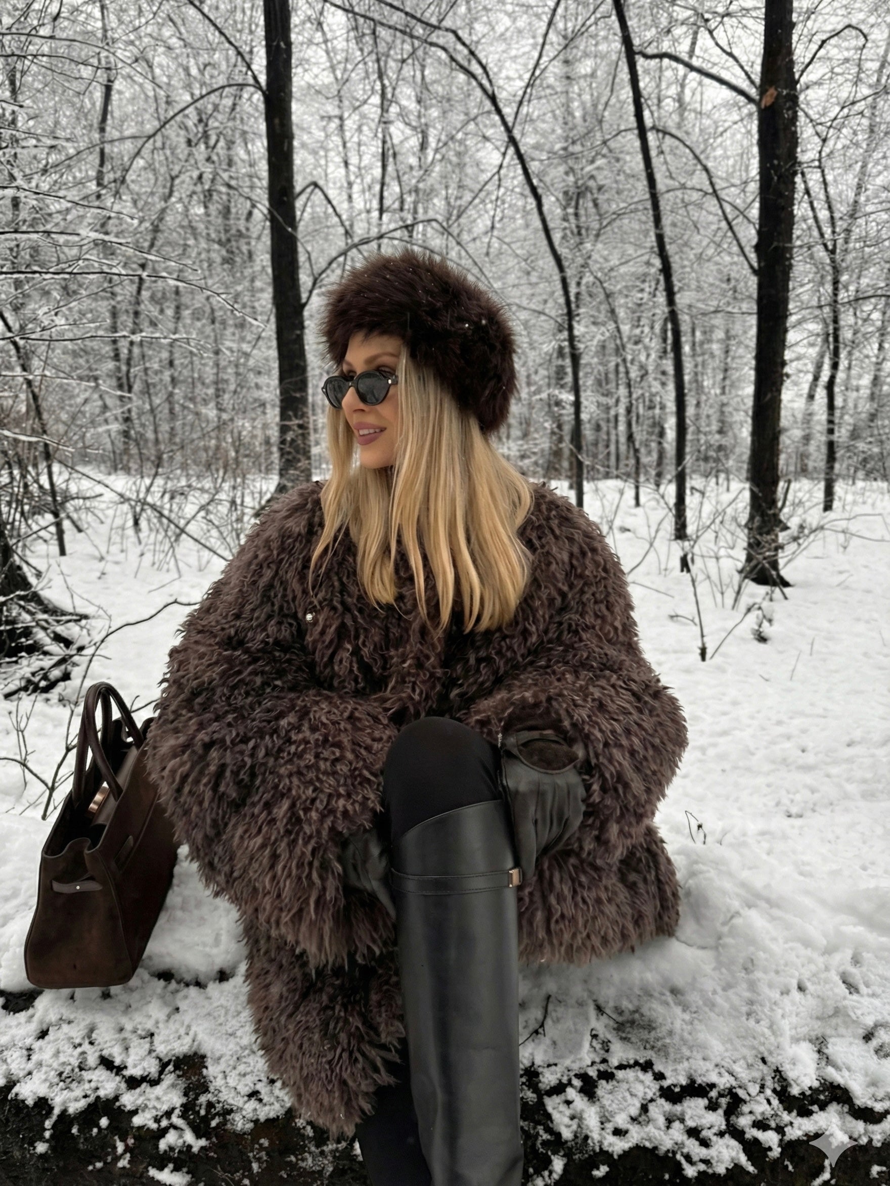 Hana | Veste tendance en fausse fourrure