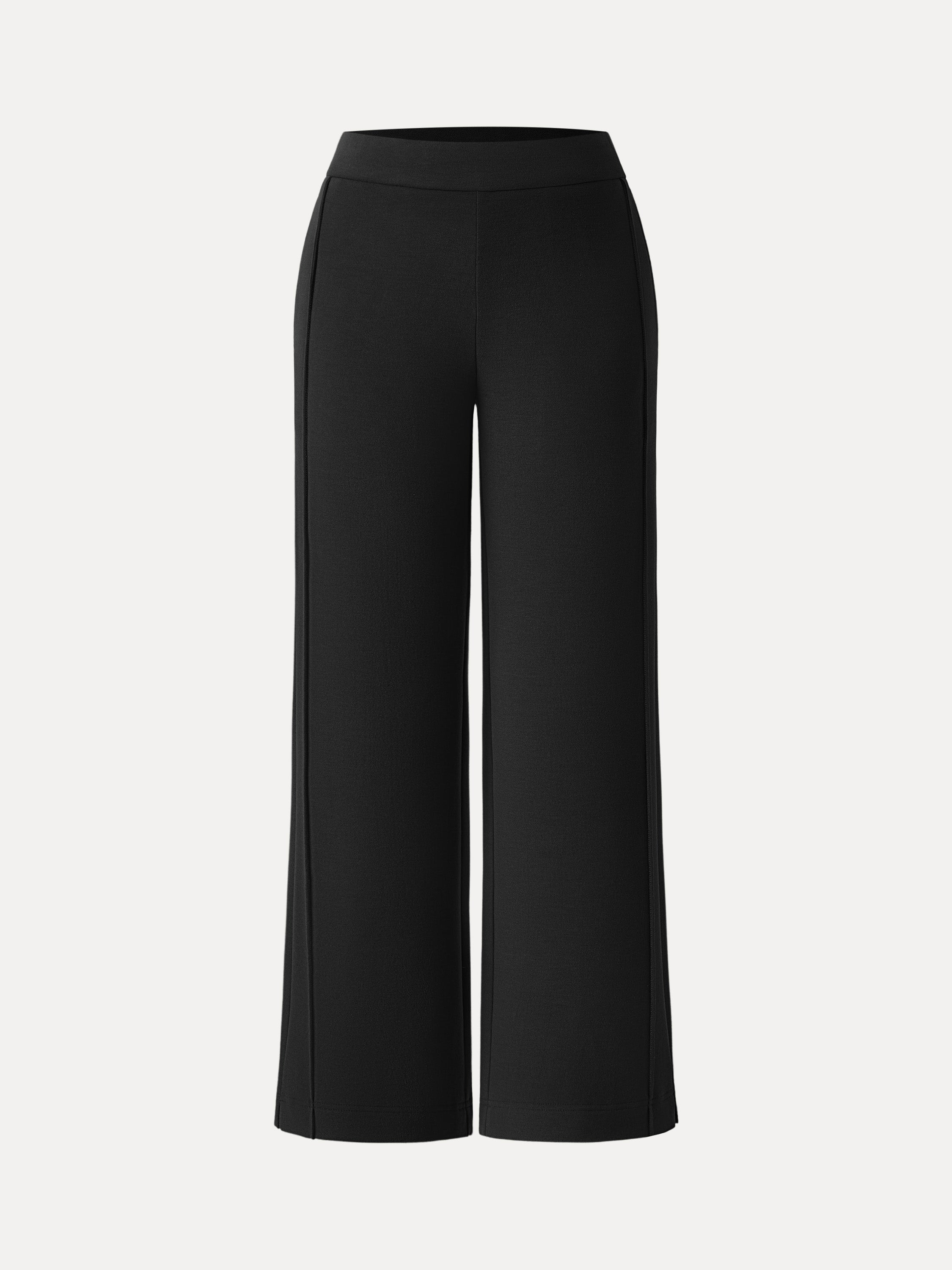 Cozy Warm High Rise Straight Leg Pull-On Pants