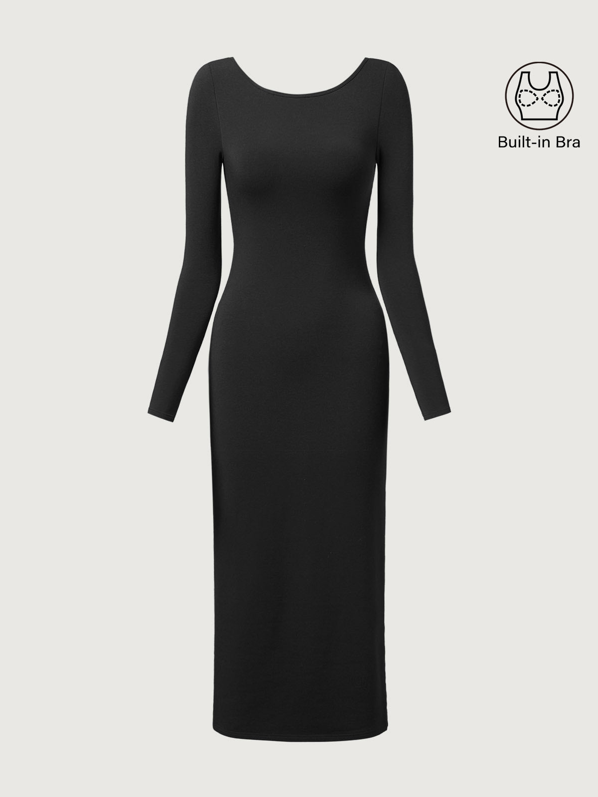 Robe midi Brami à dos ouvert Eco-Mousse®