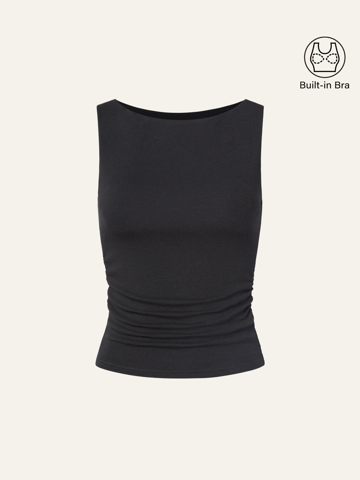 Boat Neck Brami Tank Top