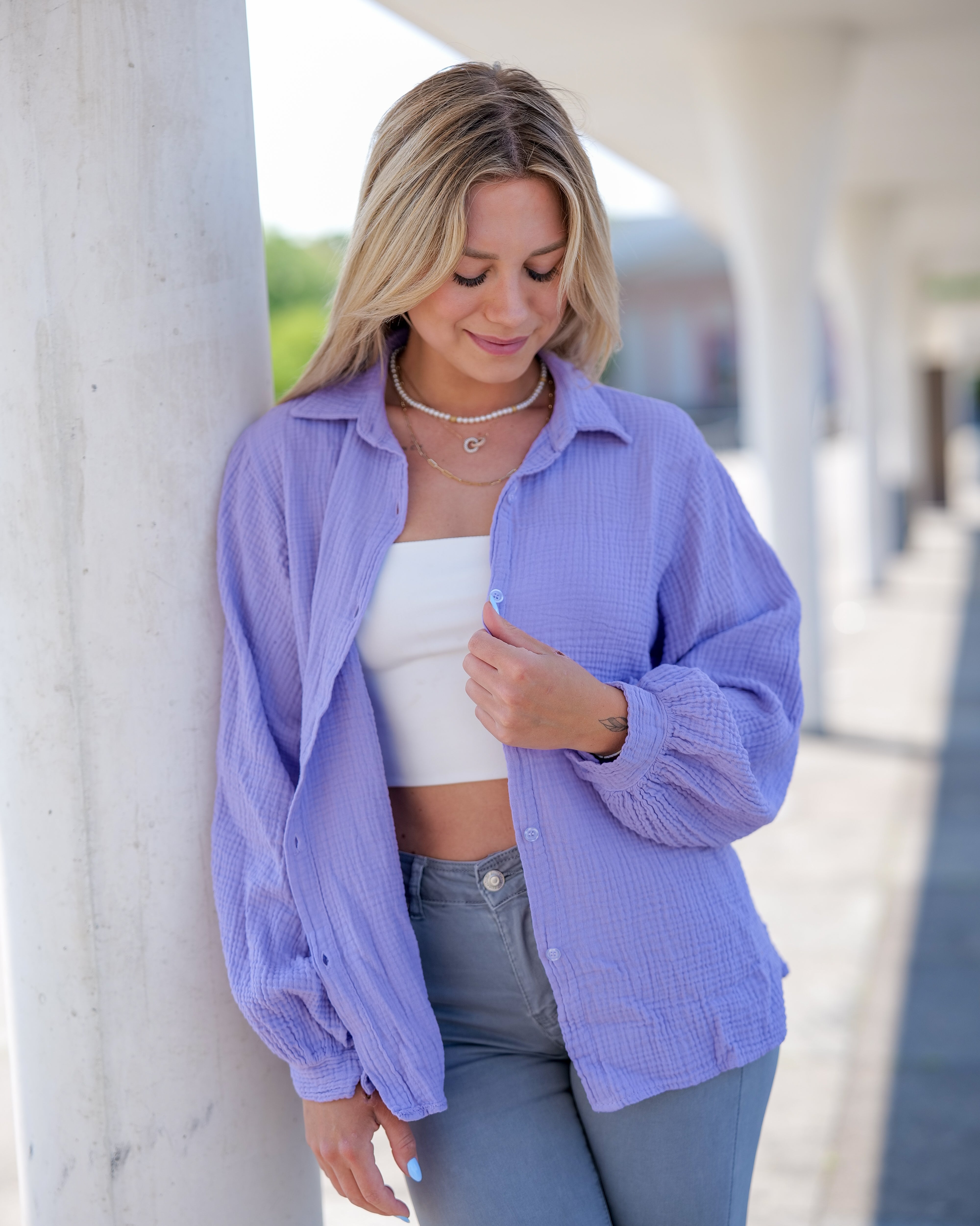 Musselin Bluse | Stella