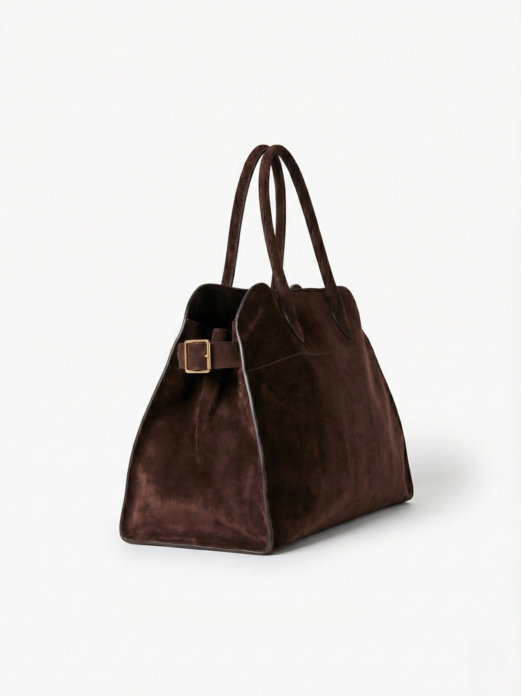 Henna | Suede Large Shopper Tote Bag