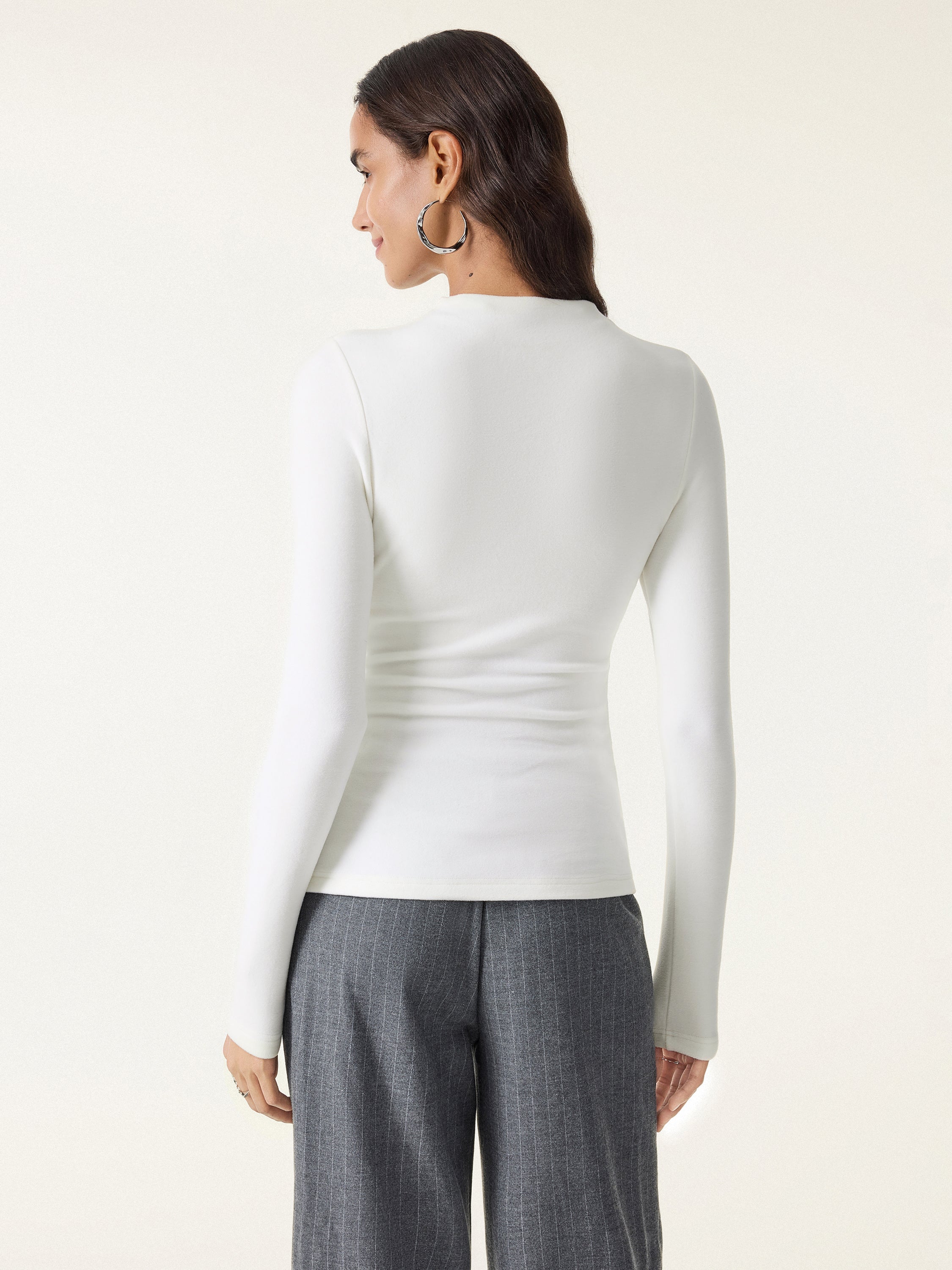 MaxWarm Brushed Mockneck Long Sleeve Brami