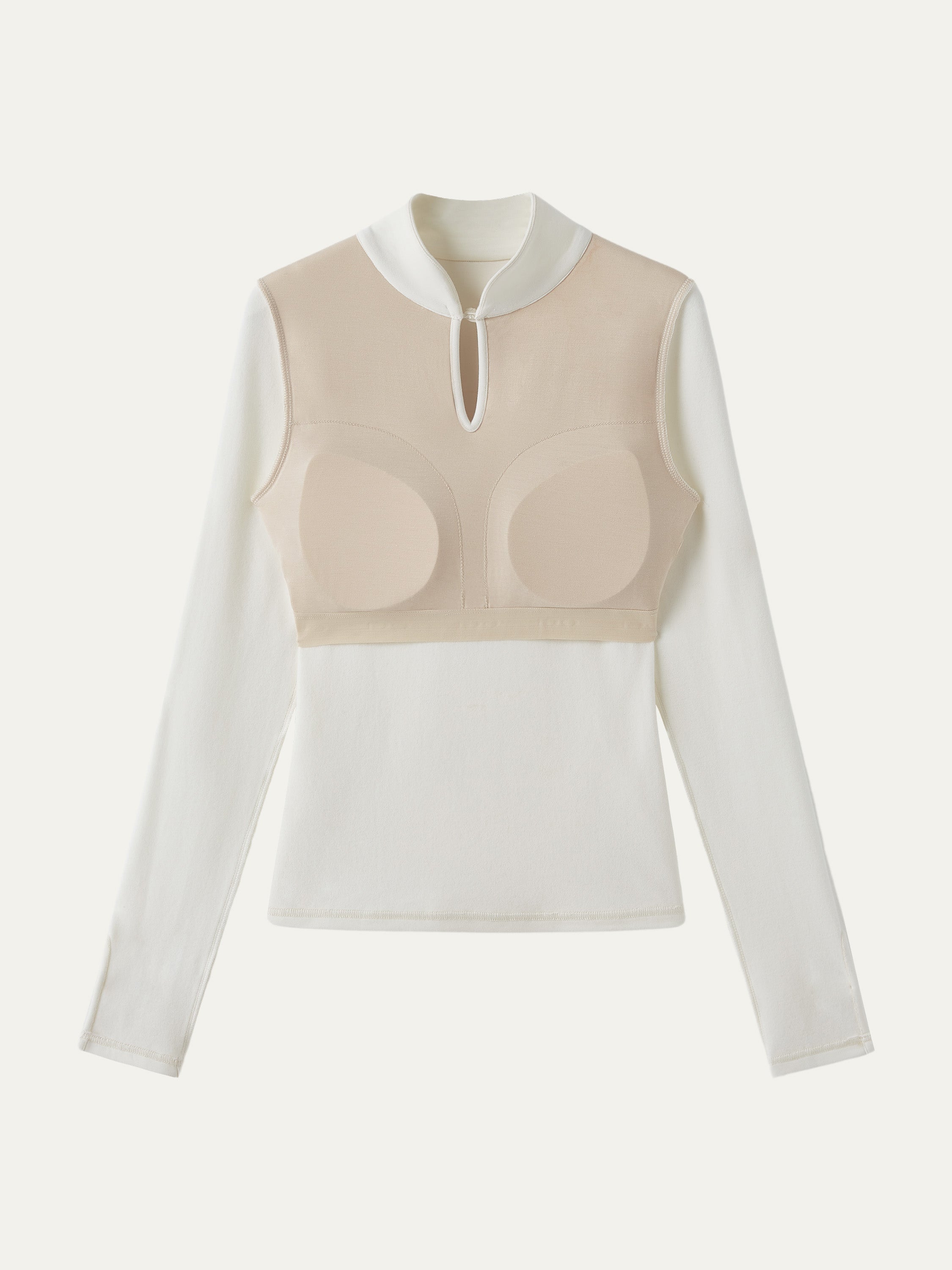 Mandarin Collar Frog Button Brami Top Limited Edition