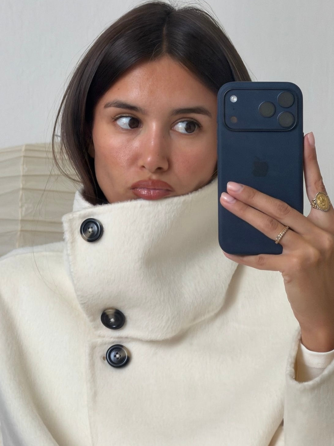 Amaya | Manteau long élégant à col montant