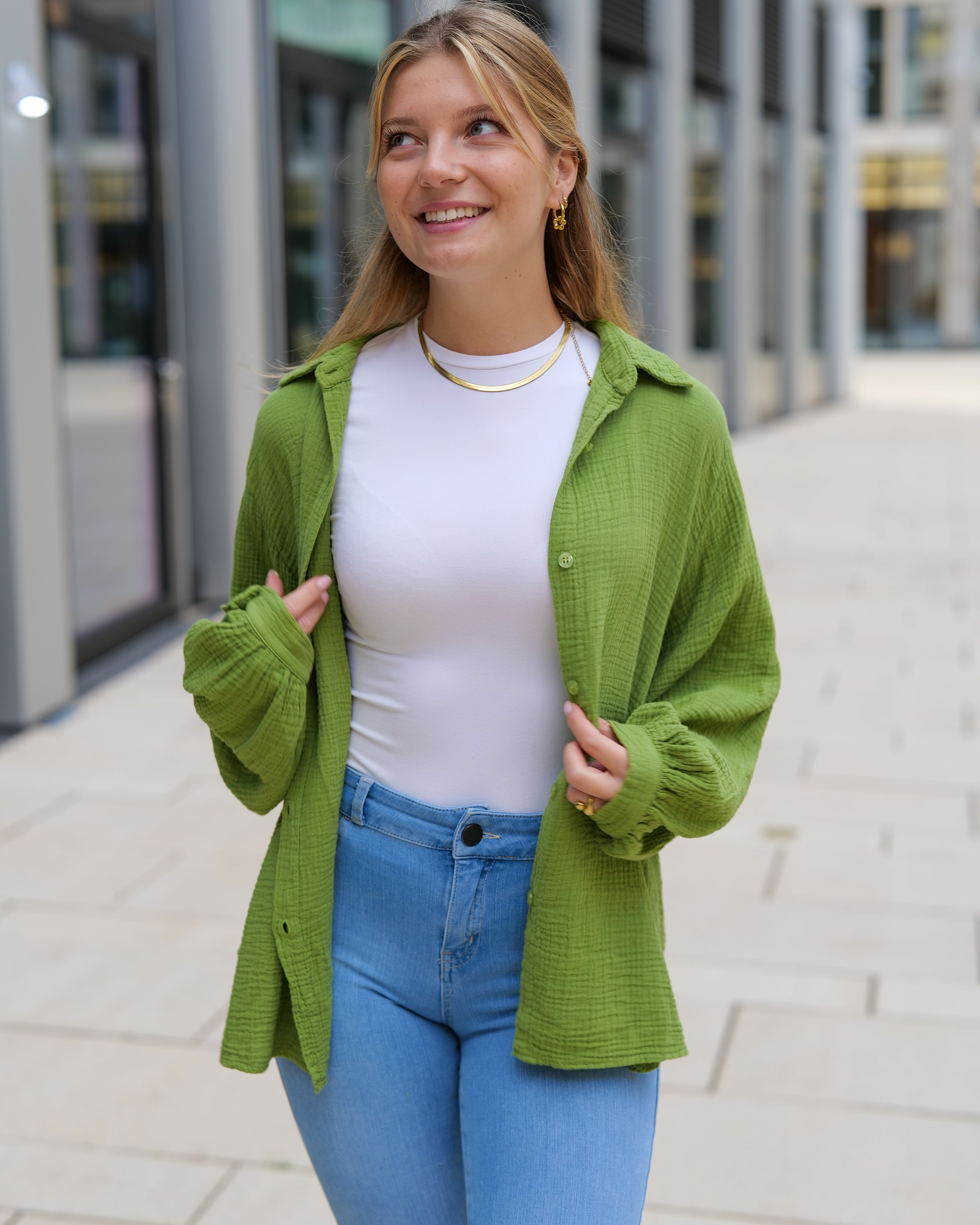 Musselin Bluse | Stella