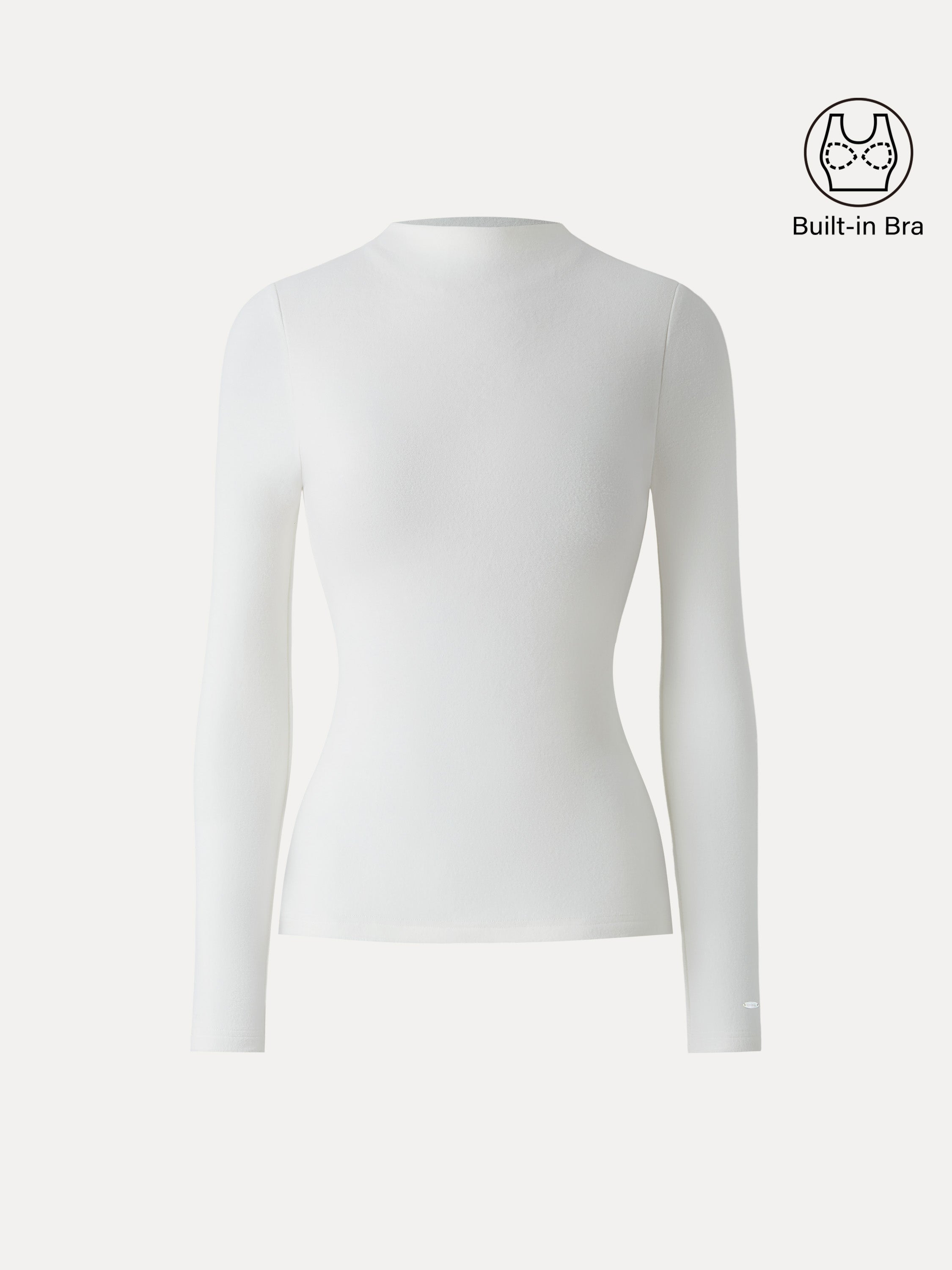 MaxWarm Brushed Mockneck Long Sleeve Brami