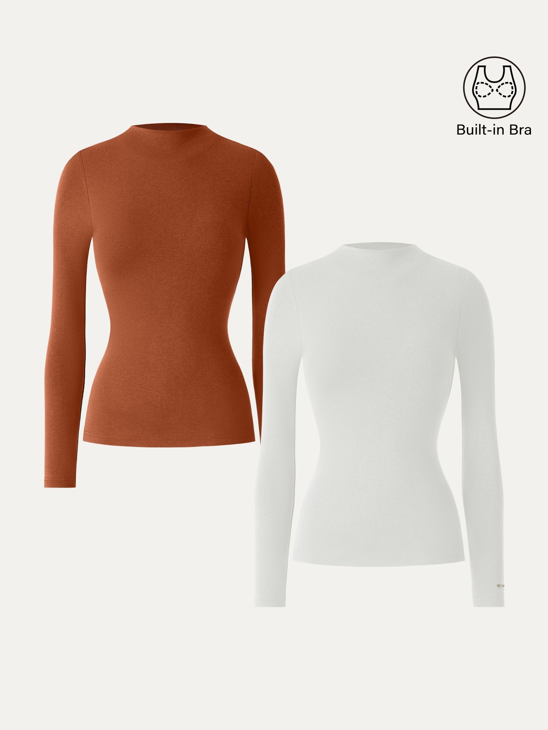 LiteWarm Mockneck Long Sleeve Brami