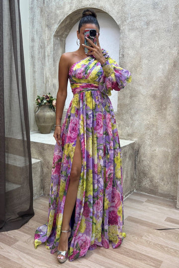 Paige | Atemberaubendes fließendes Kleid