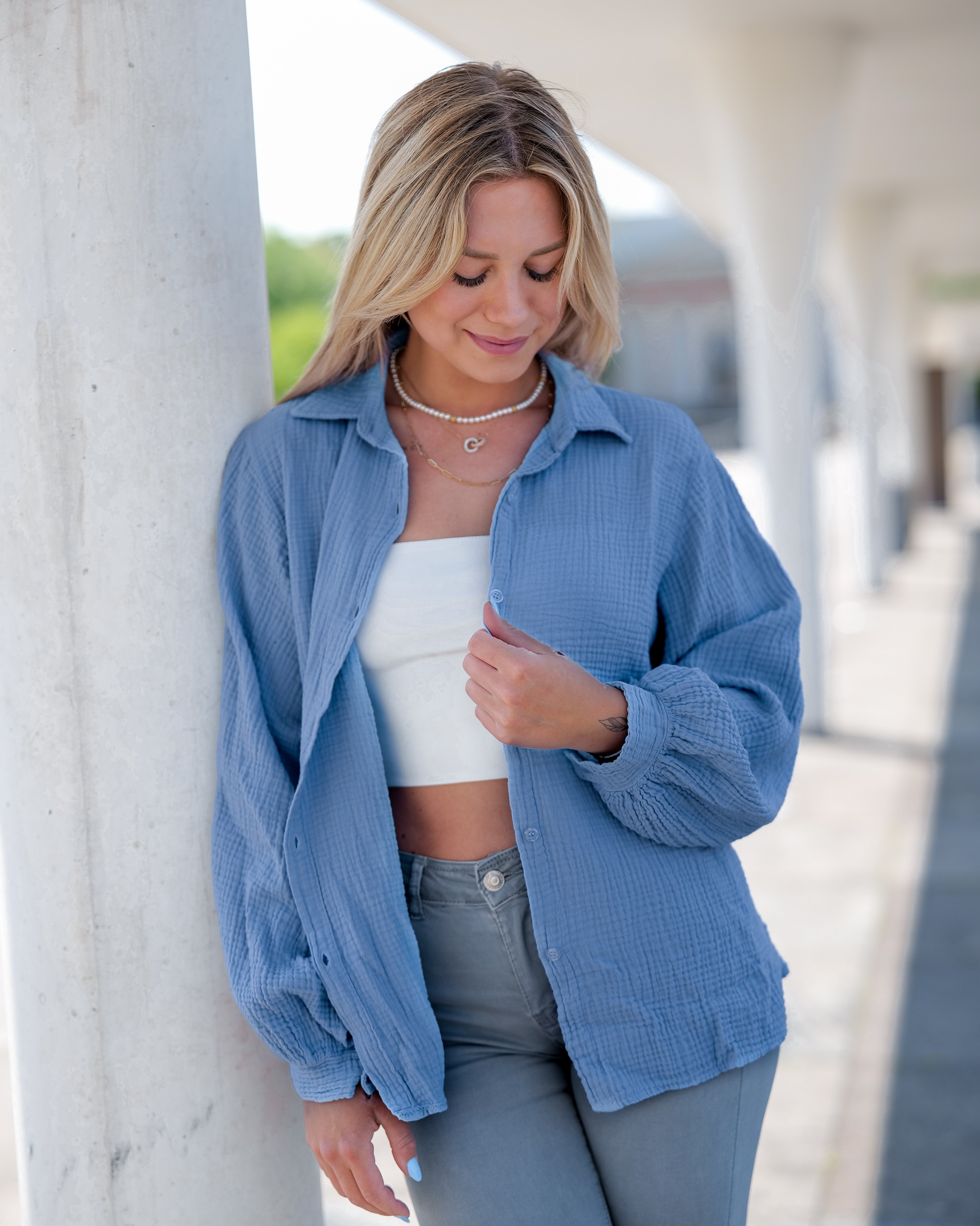 Musselin Bluse | Stella