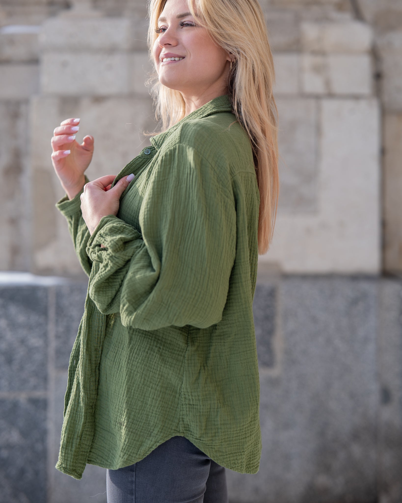 Musselin Bluse | Stella