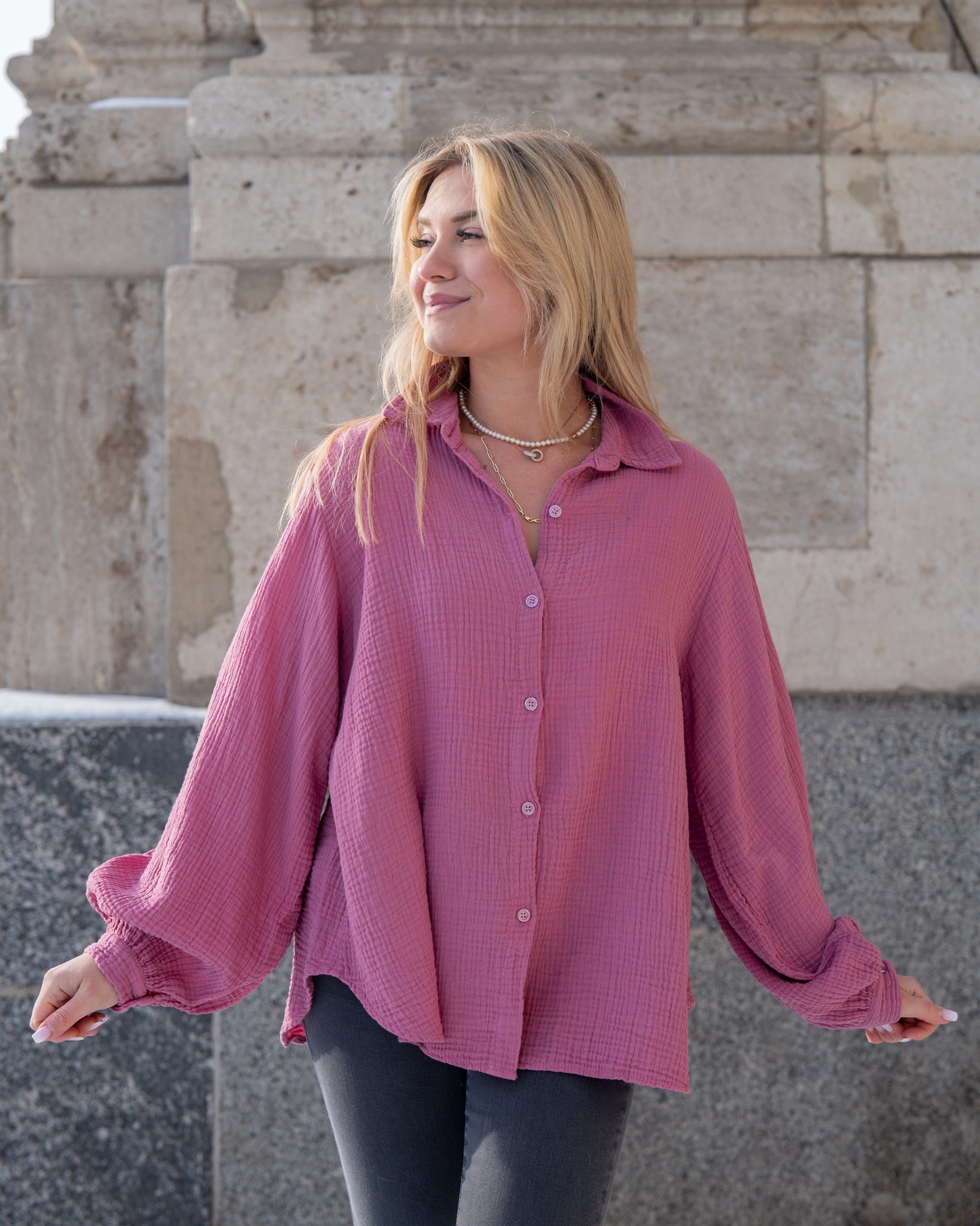 Musselin Bluse | Stella