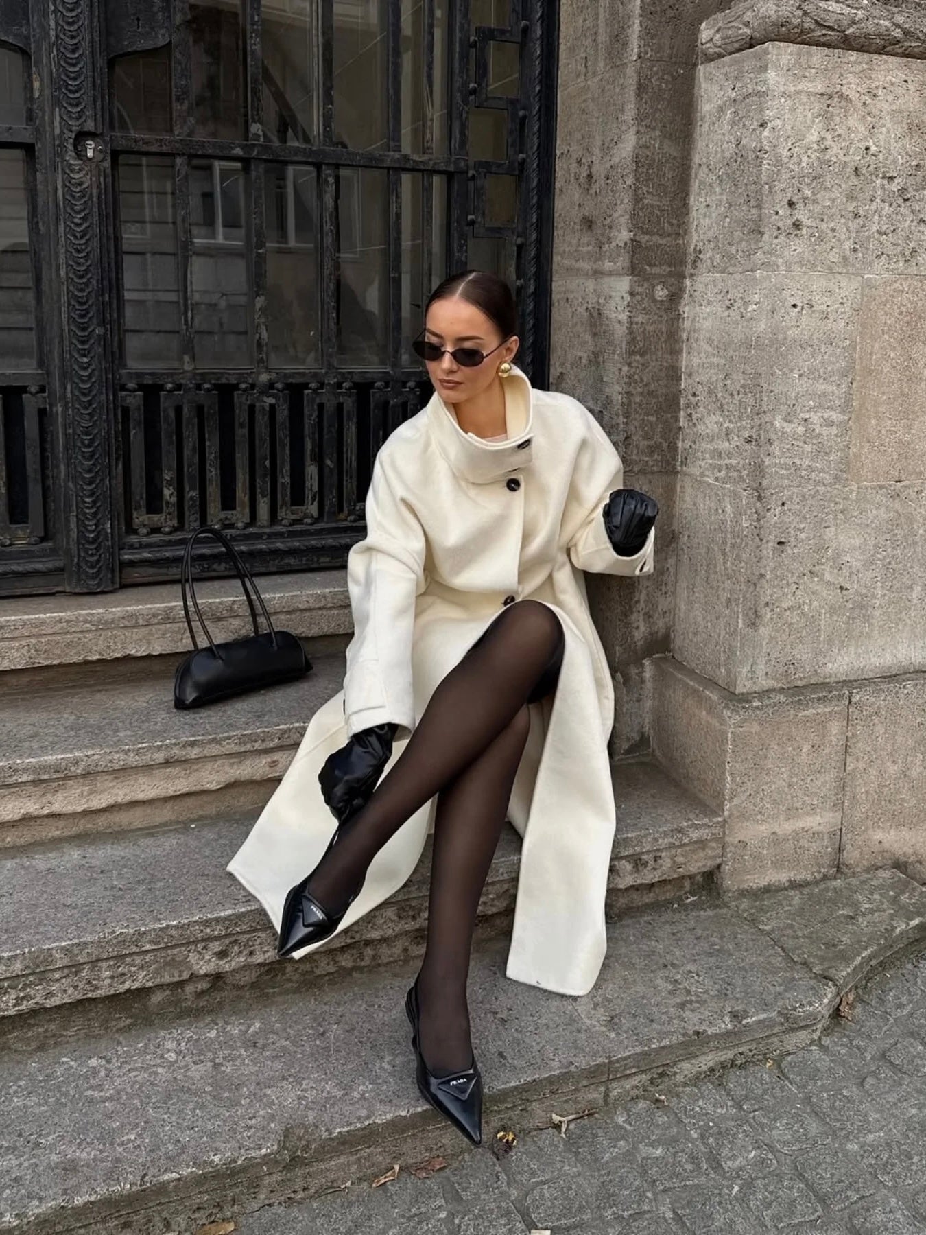 Amaya | Manteau long élégant à col montant