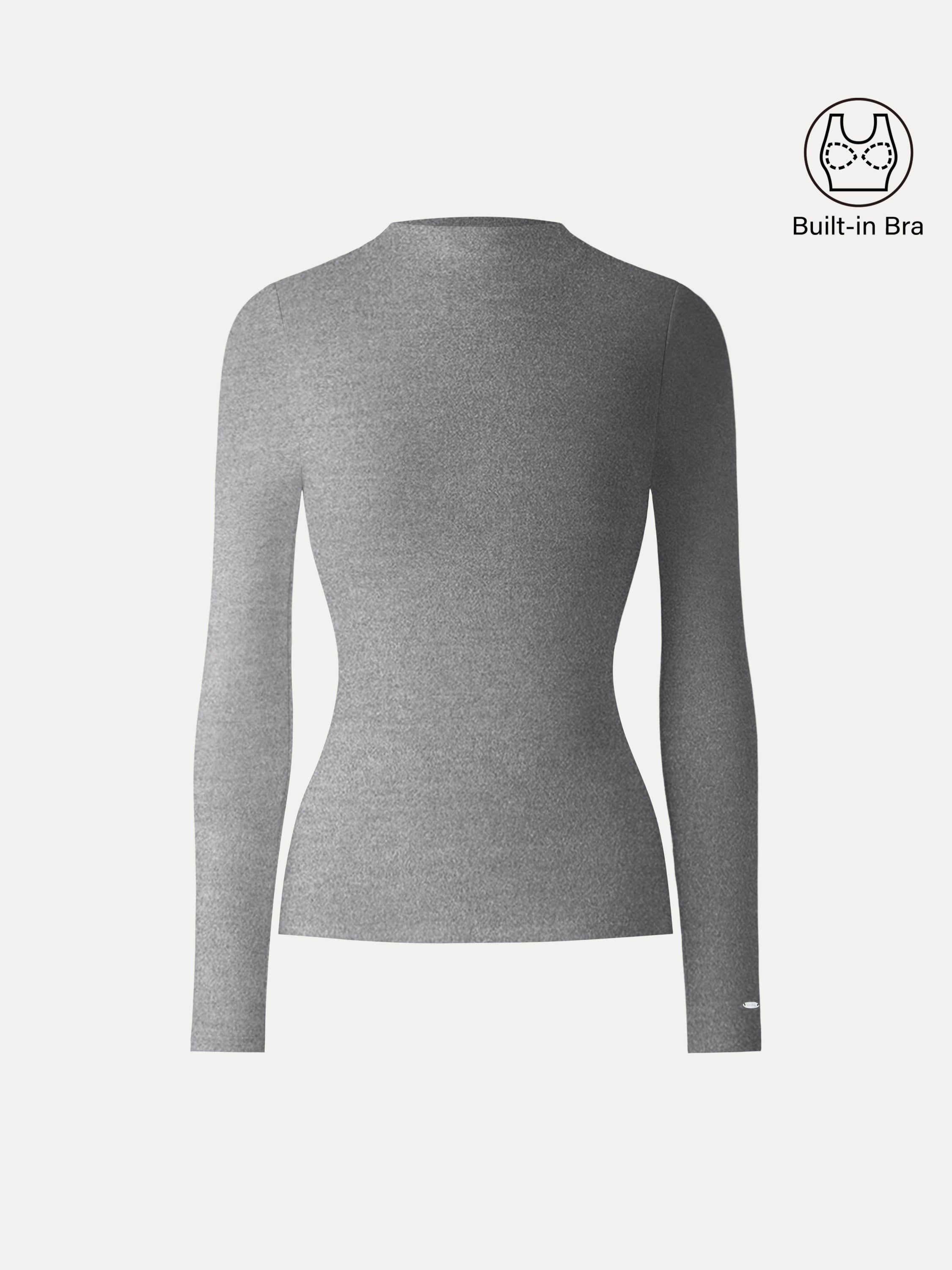 MaxWarm Brushed Mockneck Long Sleeve Brami