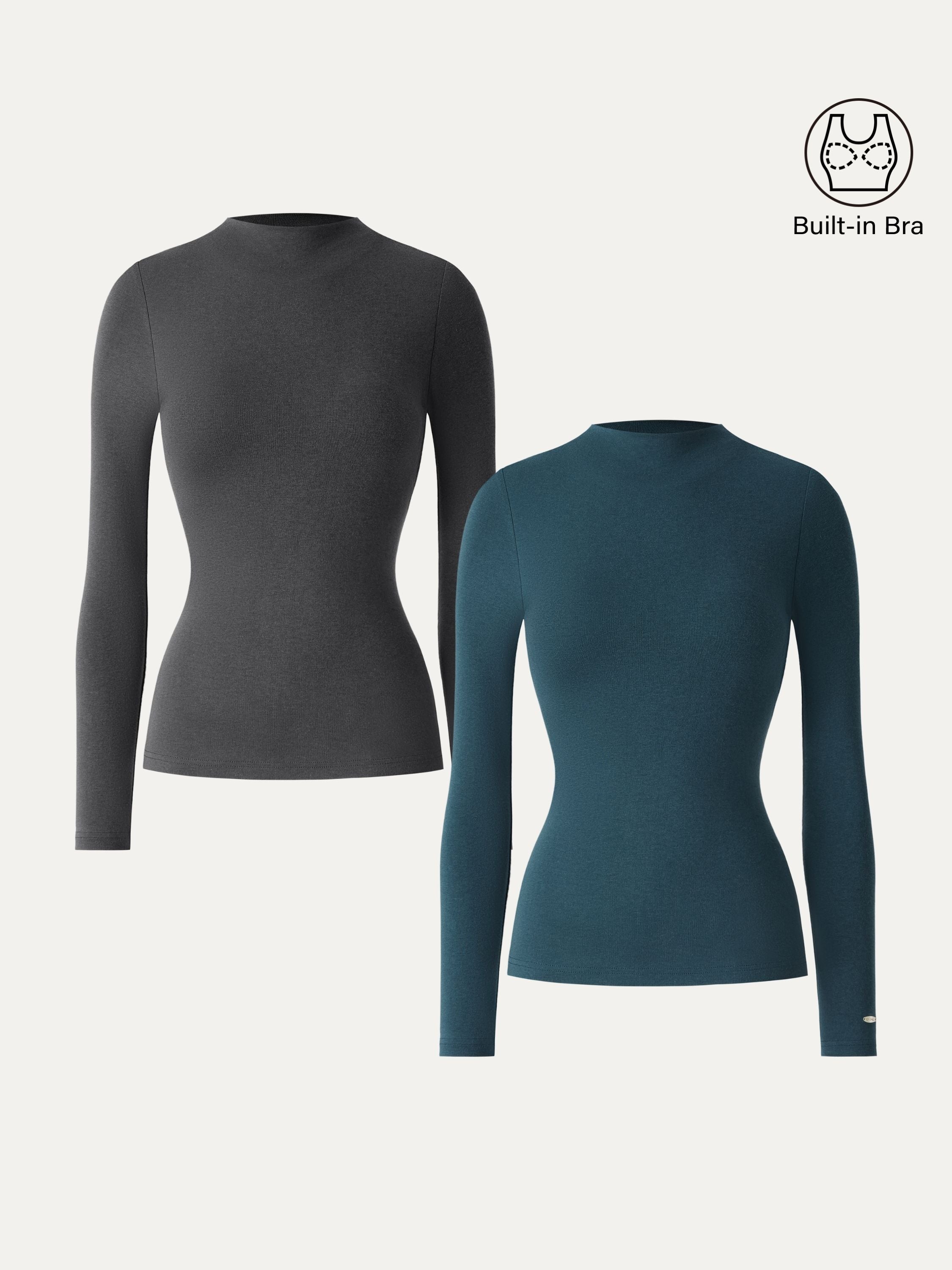 LiteWarm Mockneck Long Sleeve Brami