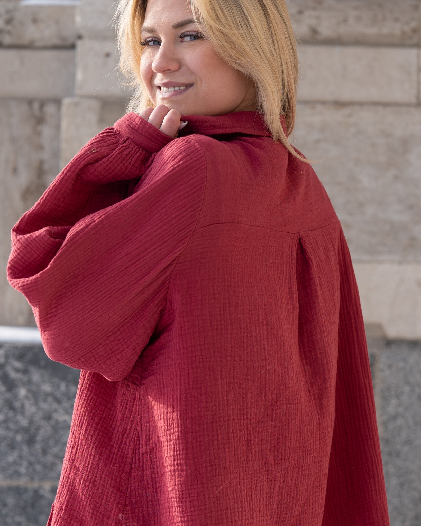 Musselin Bluse | Stella