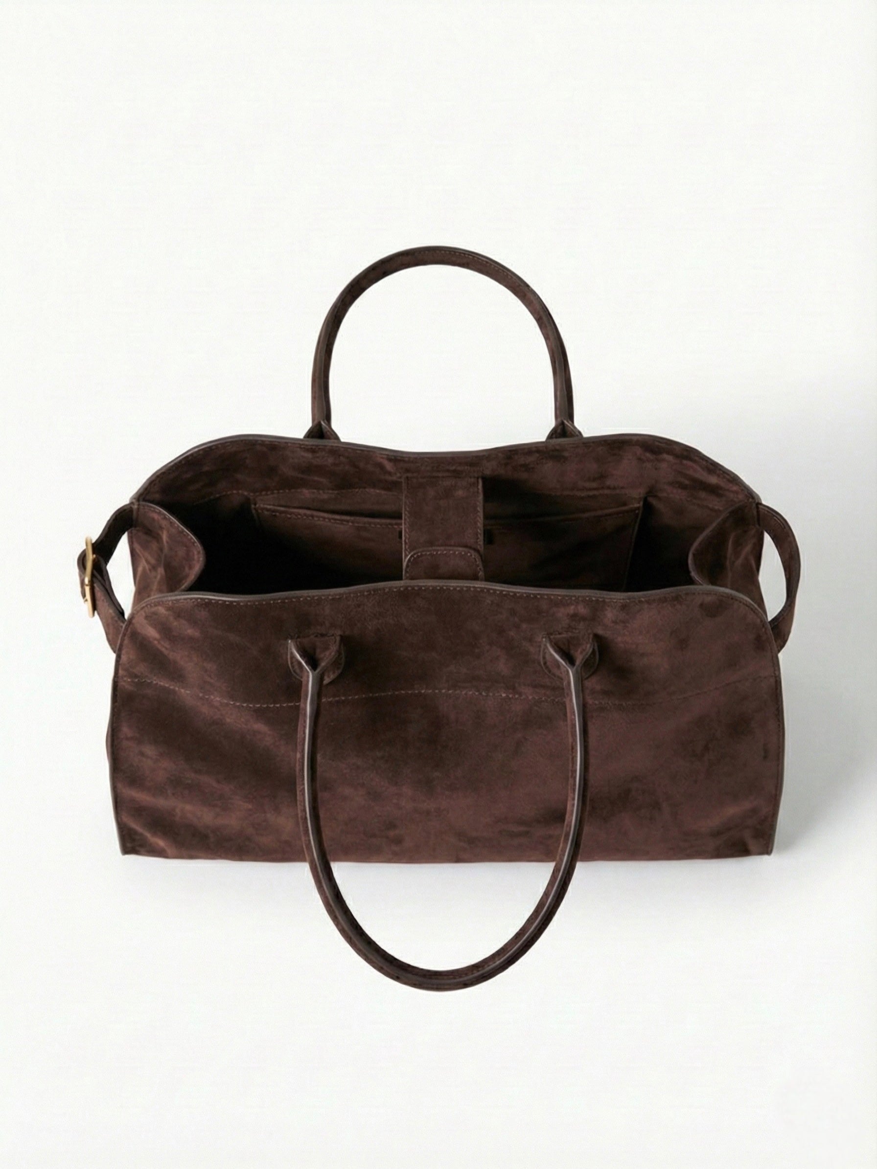Henna | Suede Large Shopper Tote Bag