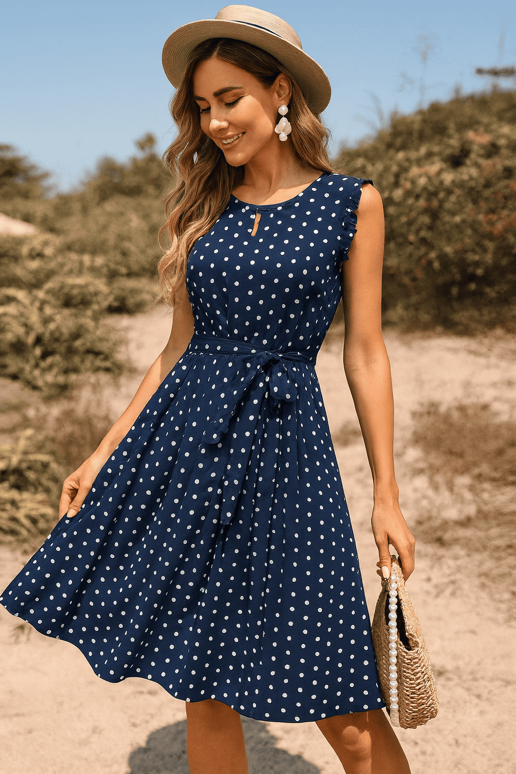 Zeitloses Midikleid – Europäischer Charme in limitierter Auflage [Exklusive Tasche GRATIS]