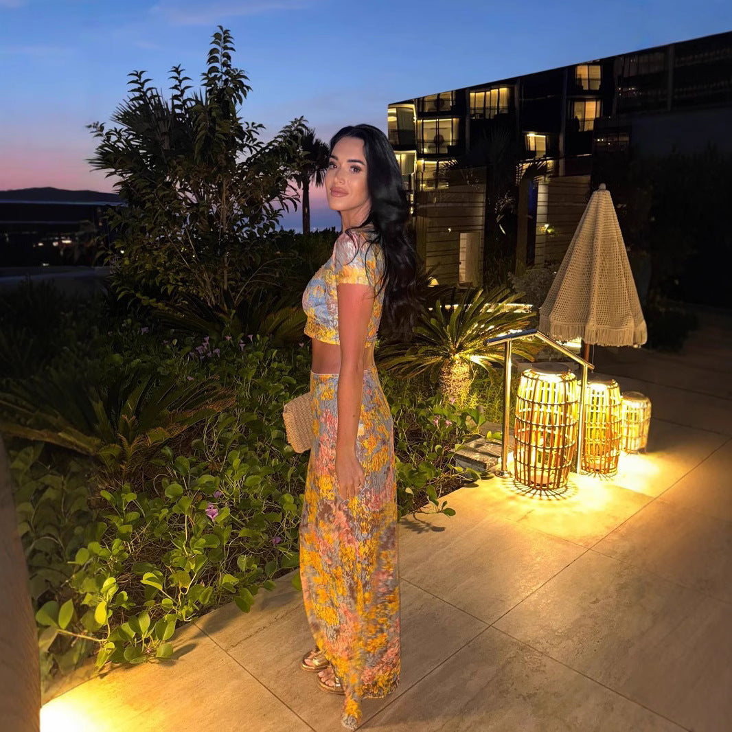 Amaris | Zweiteiliges Set mit Blumenmuster