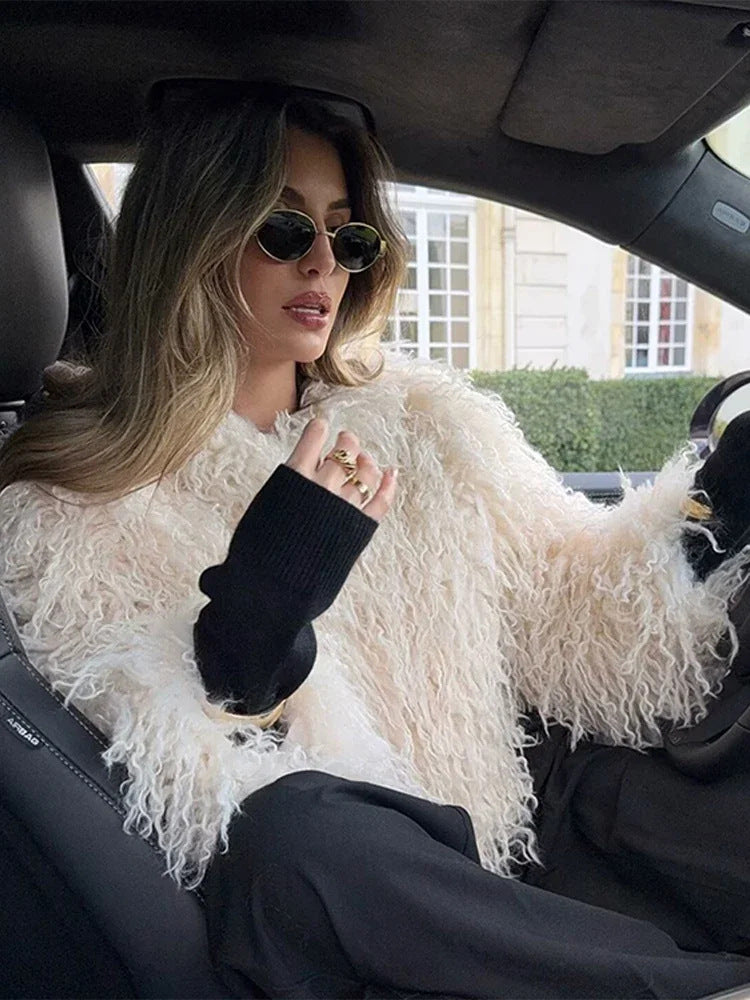 Dream | Langärmeliger Pelzmantel